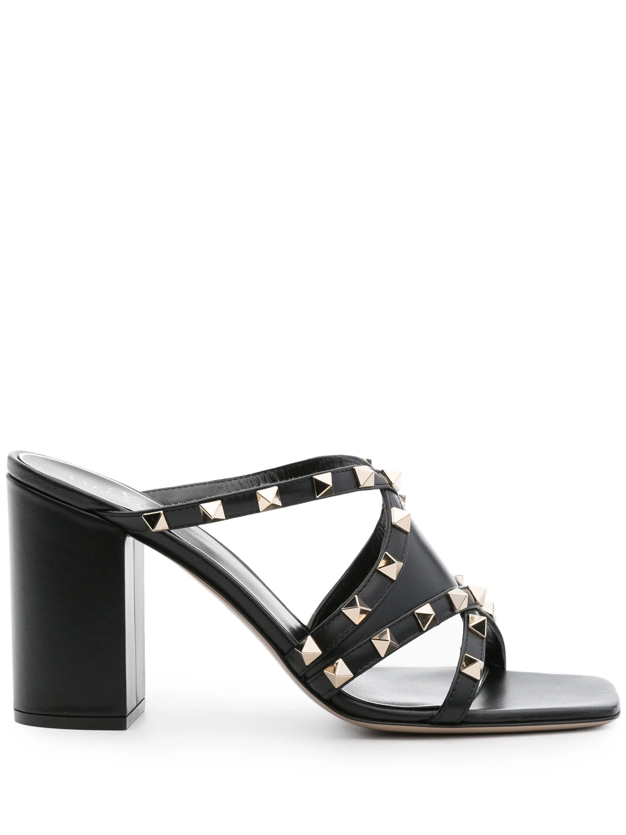 90mm Rockstud strappy leather sandals