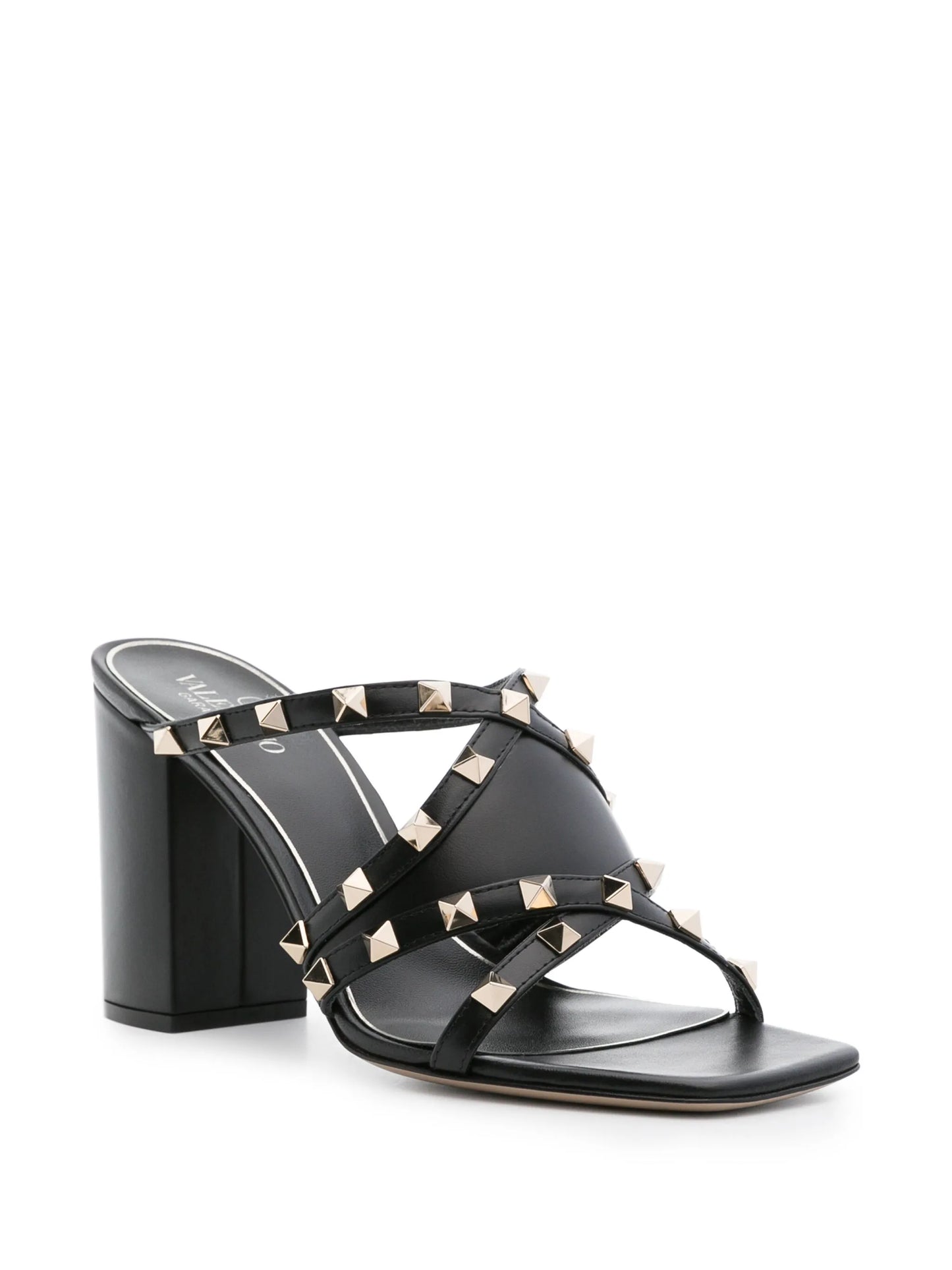90mm Rockstud strappy leather sandals