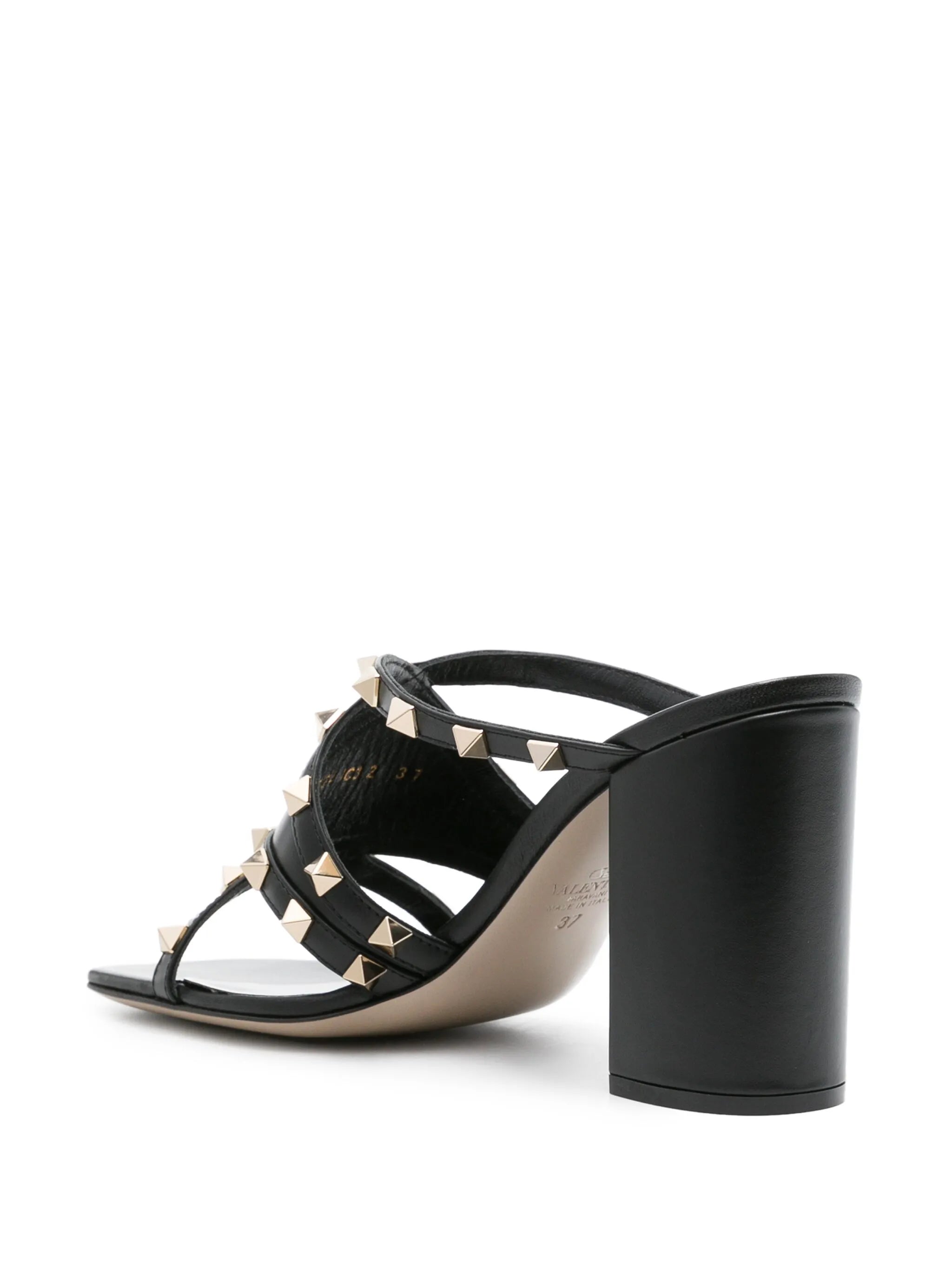 90mm Rockstud strappy leather sandals