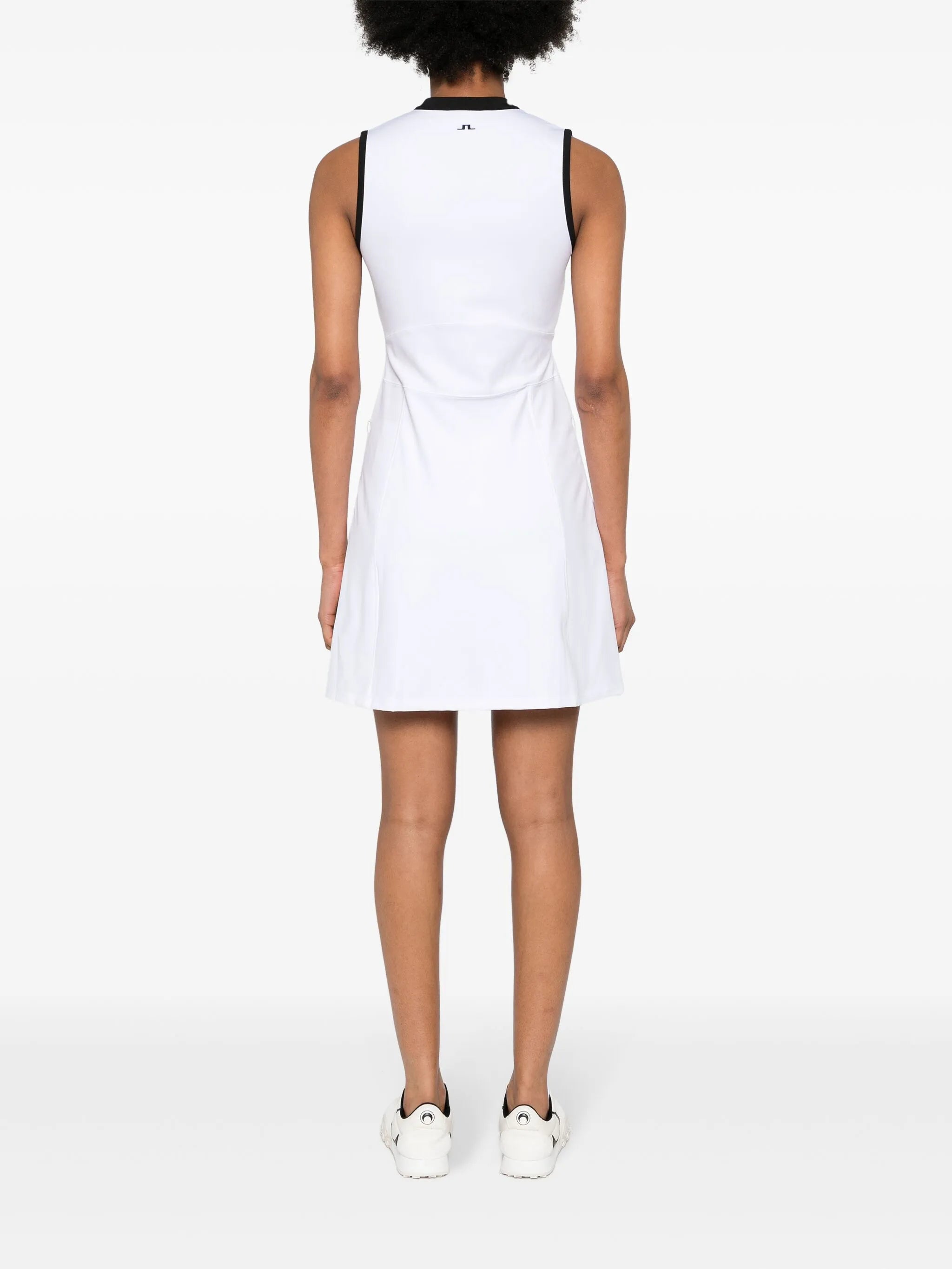 Ebony stretch-design dress