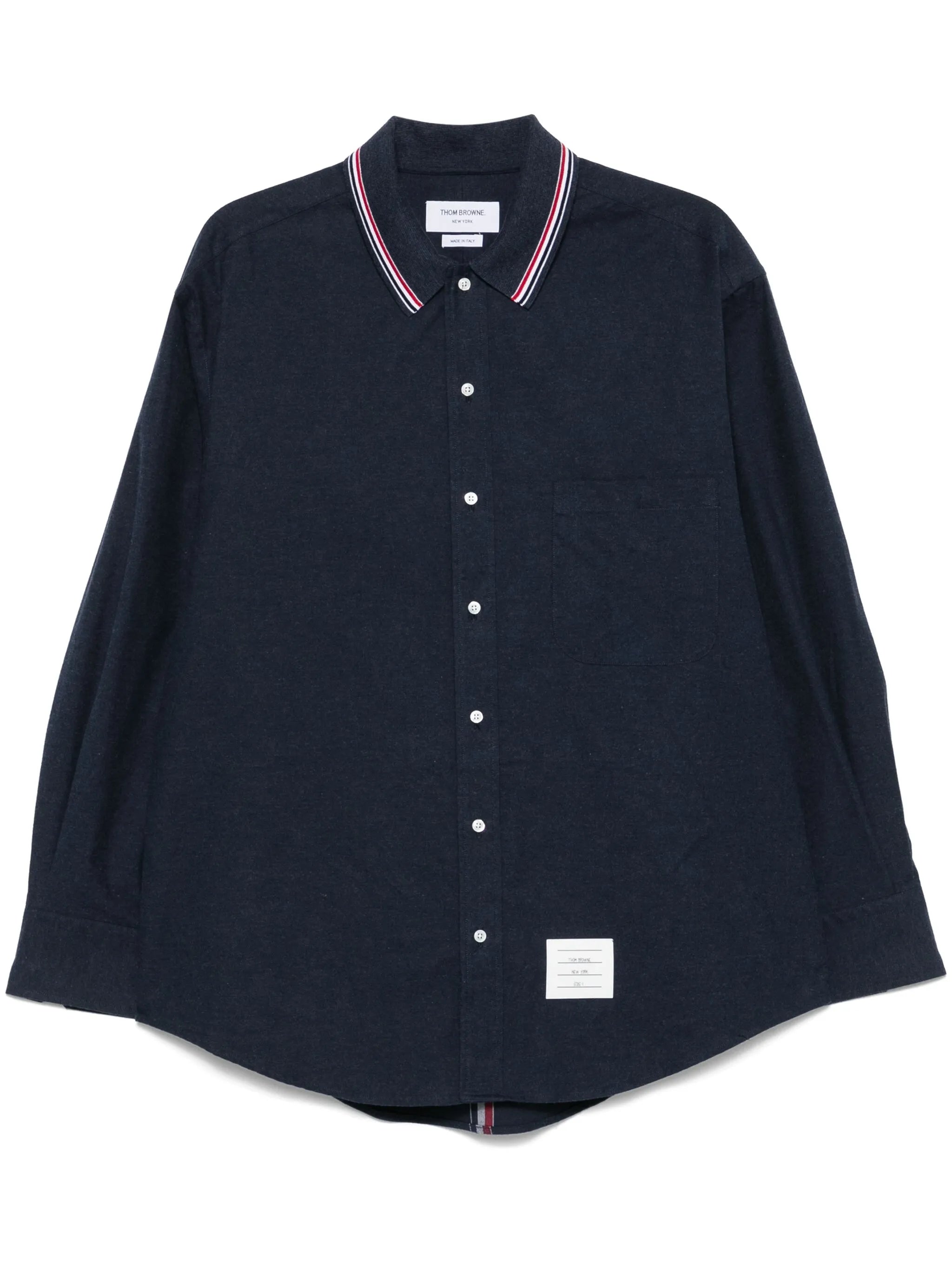 RWB stripe-print flannel shirt