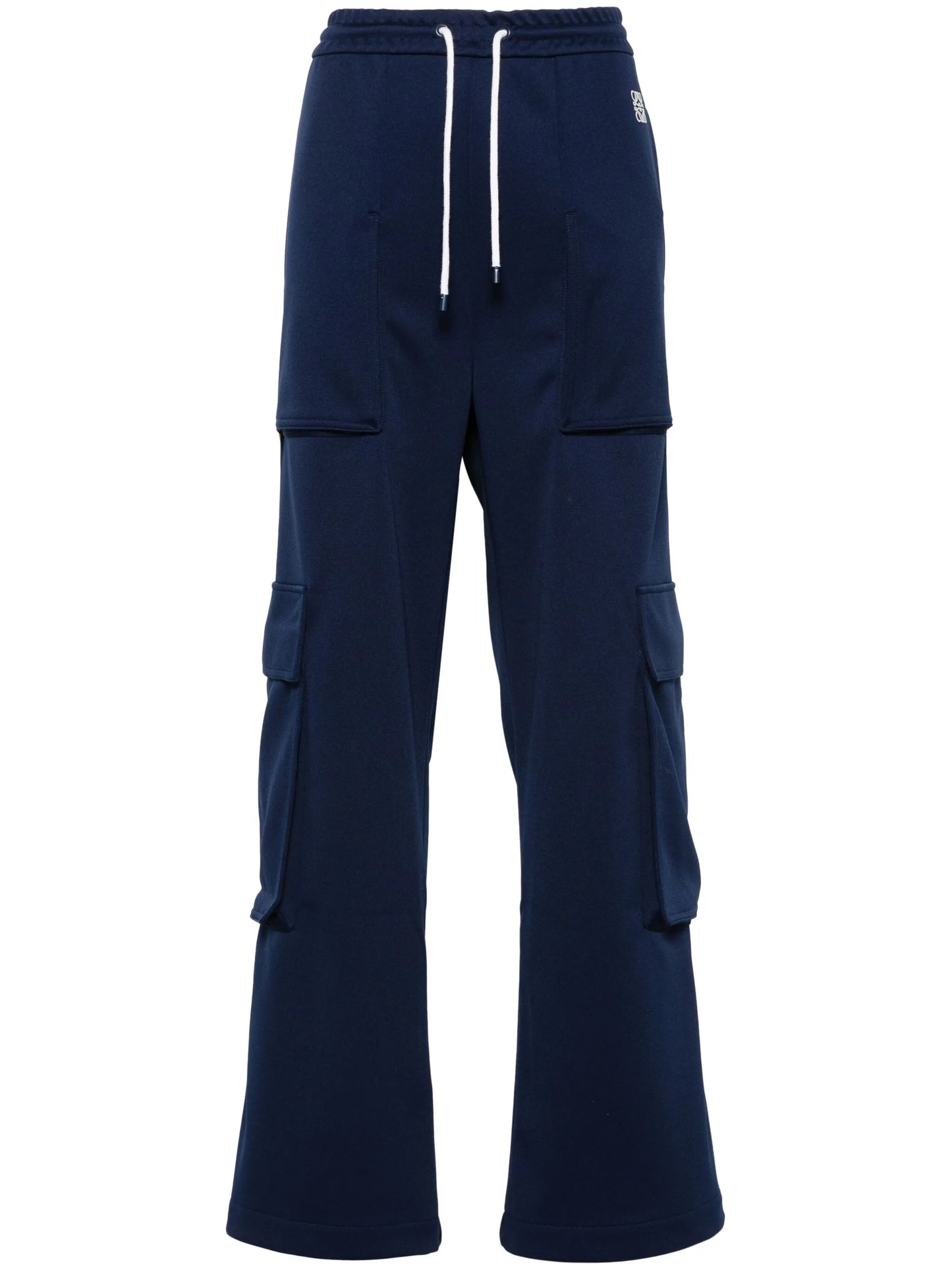 straight-leg cargo track pants
