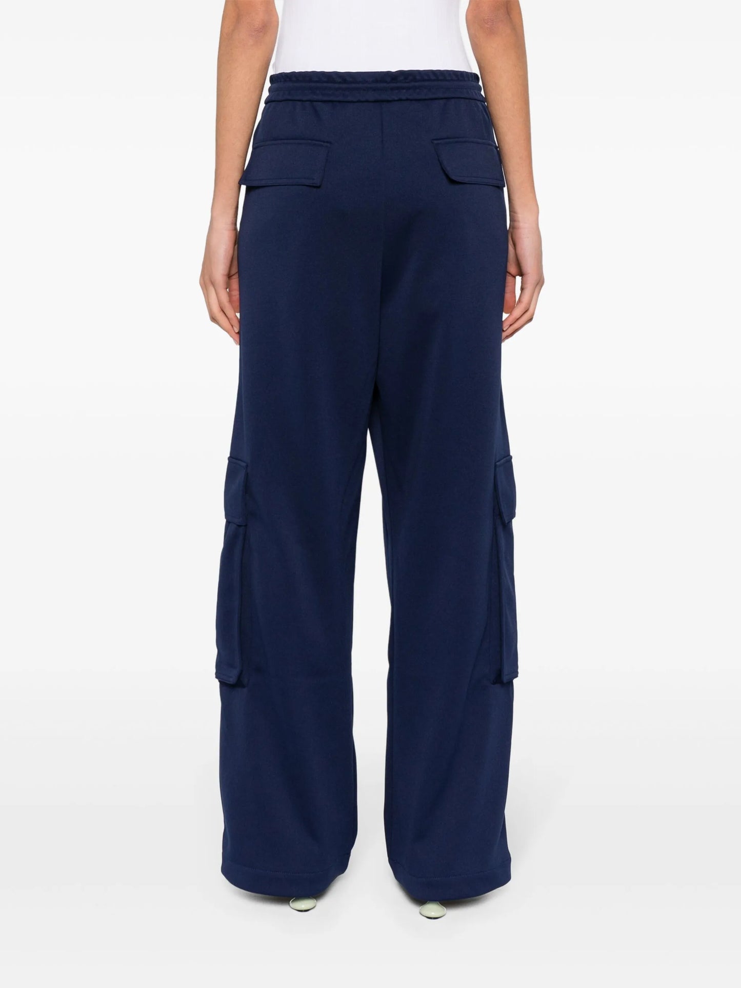 straight-leg cargo track pants