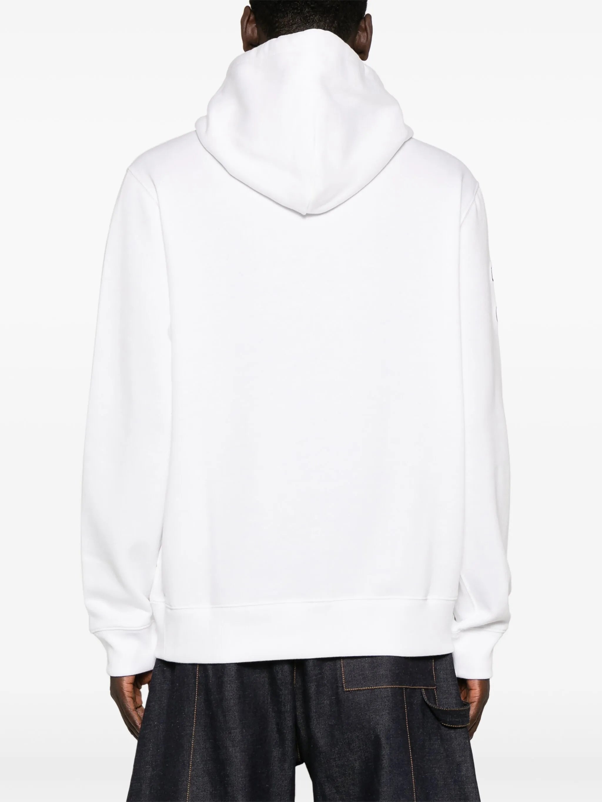 motif-embroidered hoodie