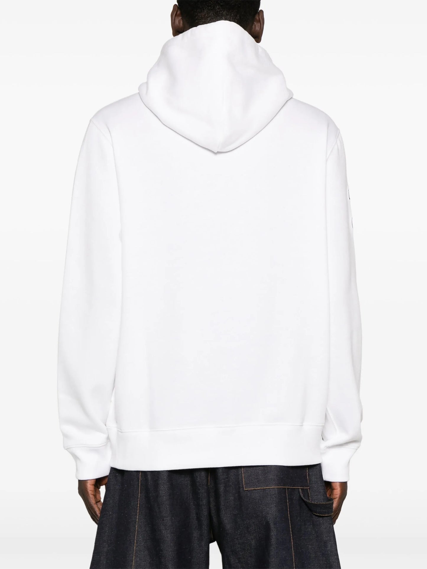 motif-embroidered hoodie