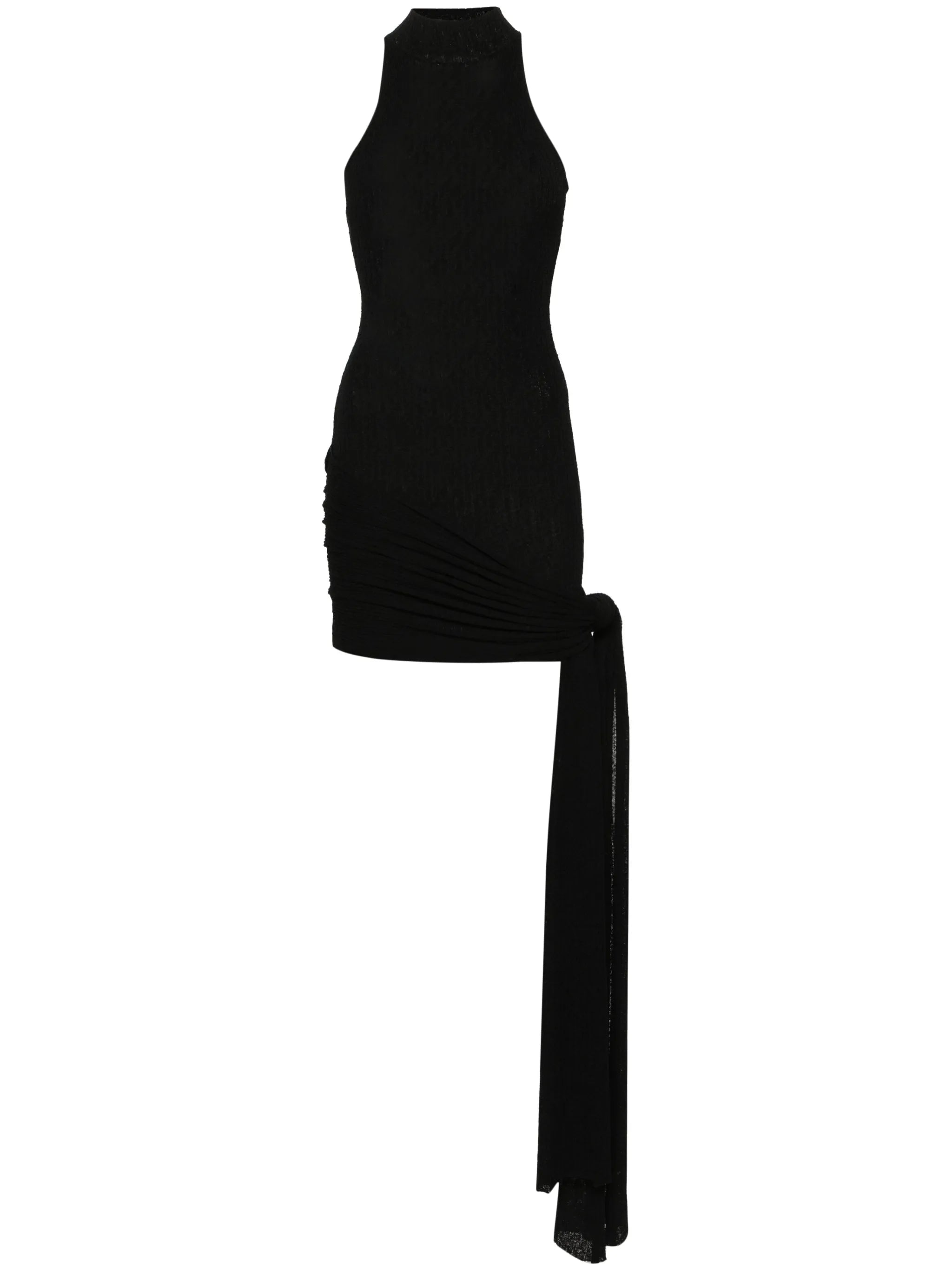 Keefe draped knitted dress