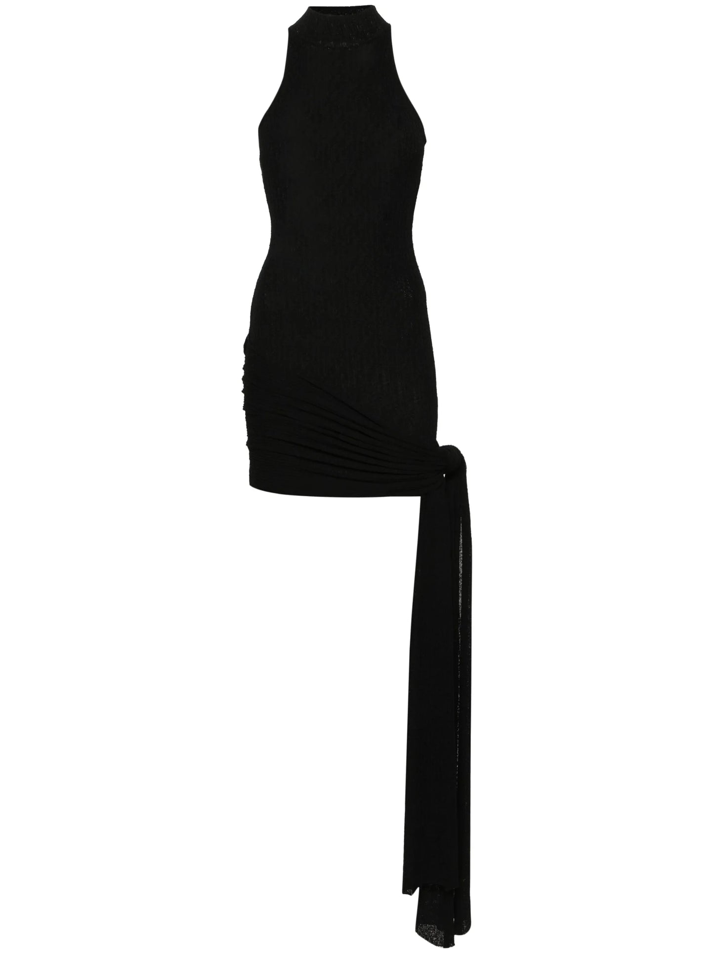 Keefe draped knitted dress