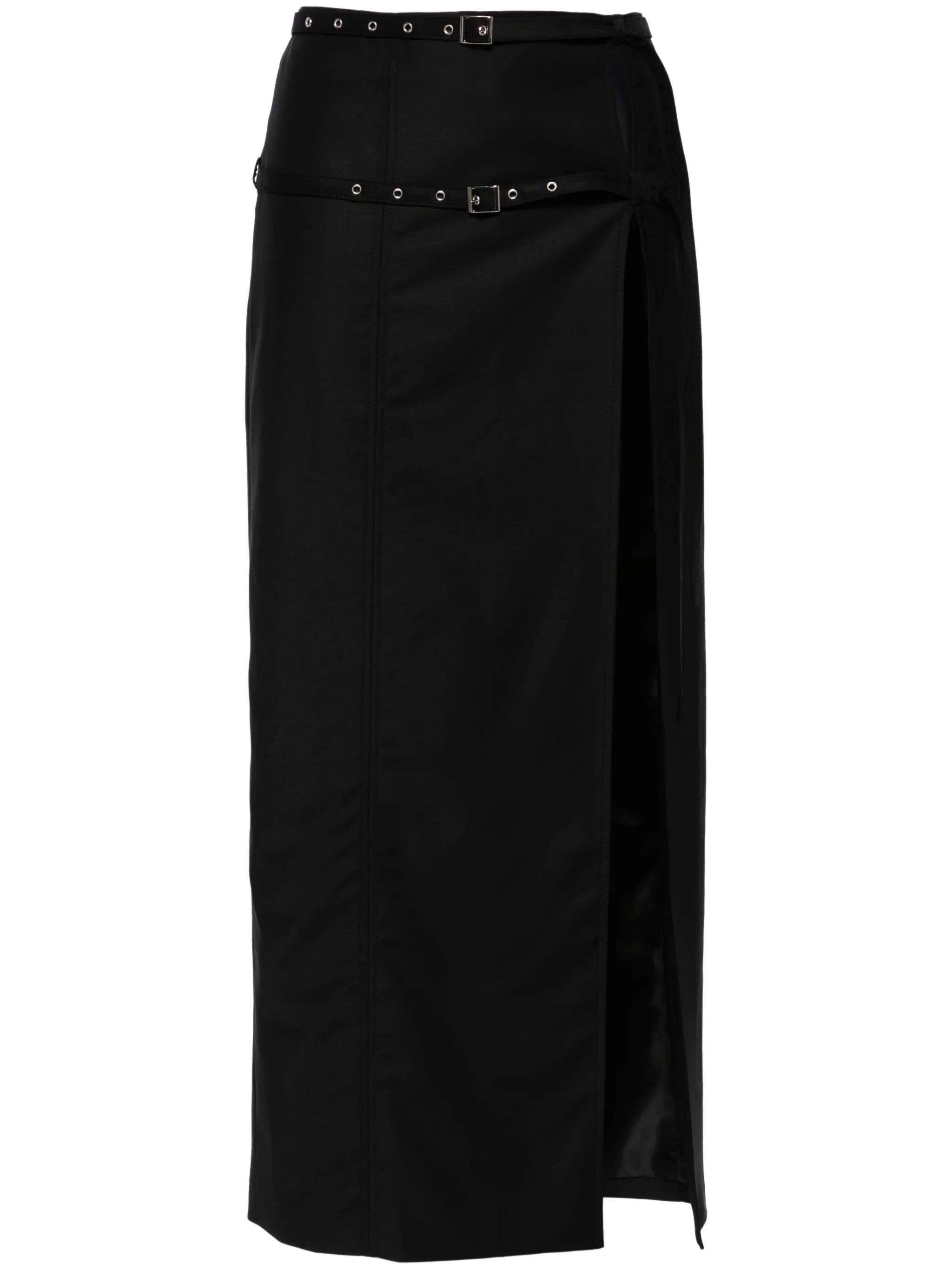 Kura side-slit pencil skirt