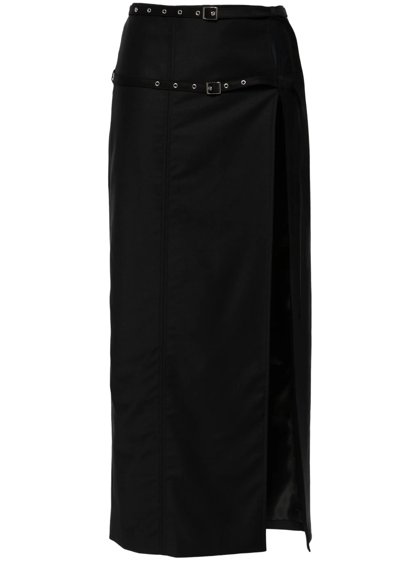 Kura side-slit pencil skirt