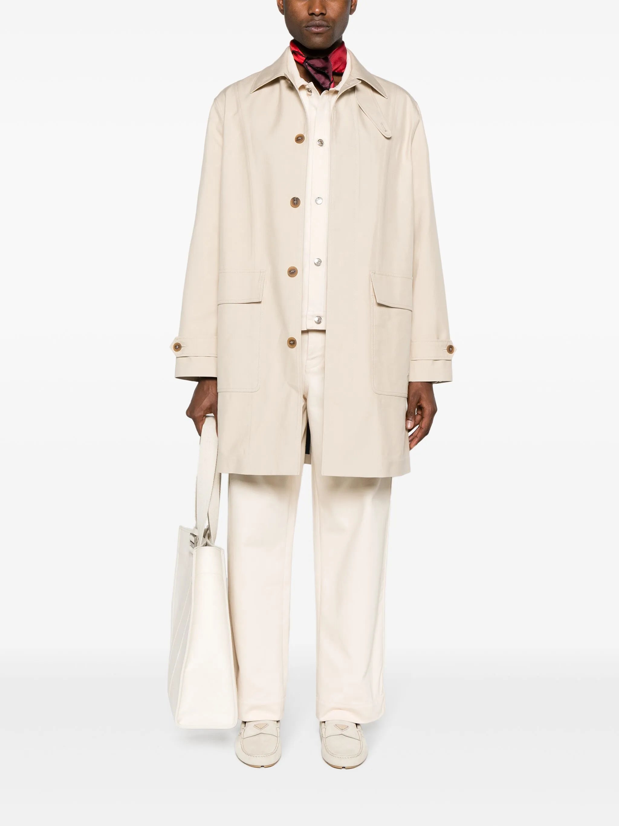 Macintosh cotton parka coat