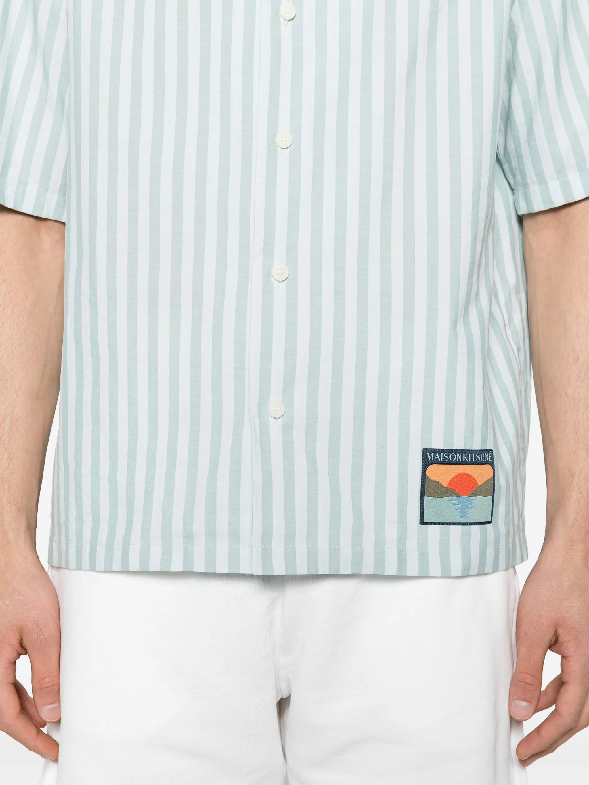 striped cotton shirt