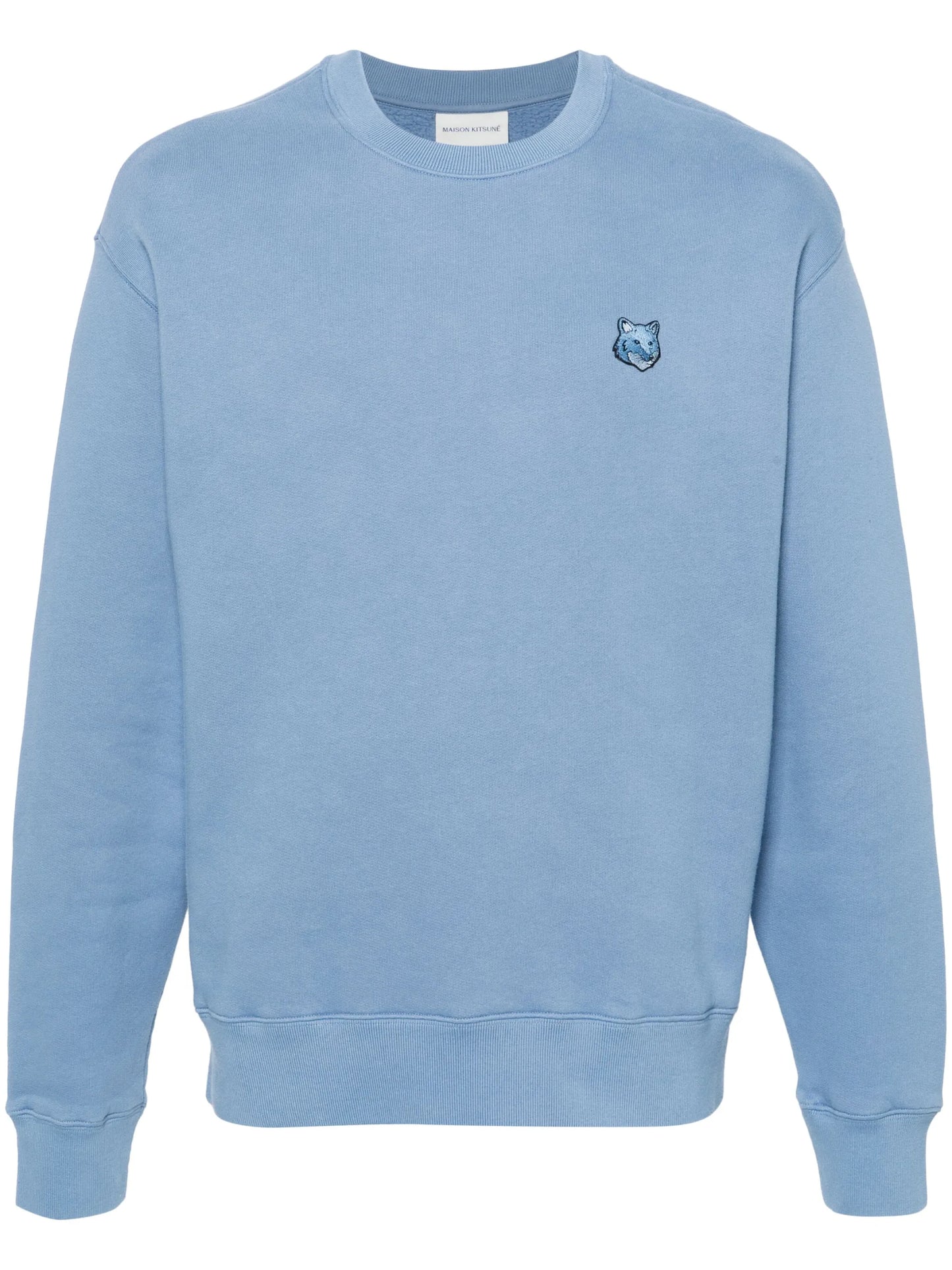 logo-patch cotton sweatshirt