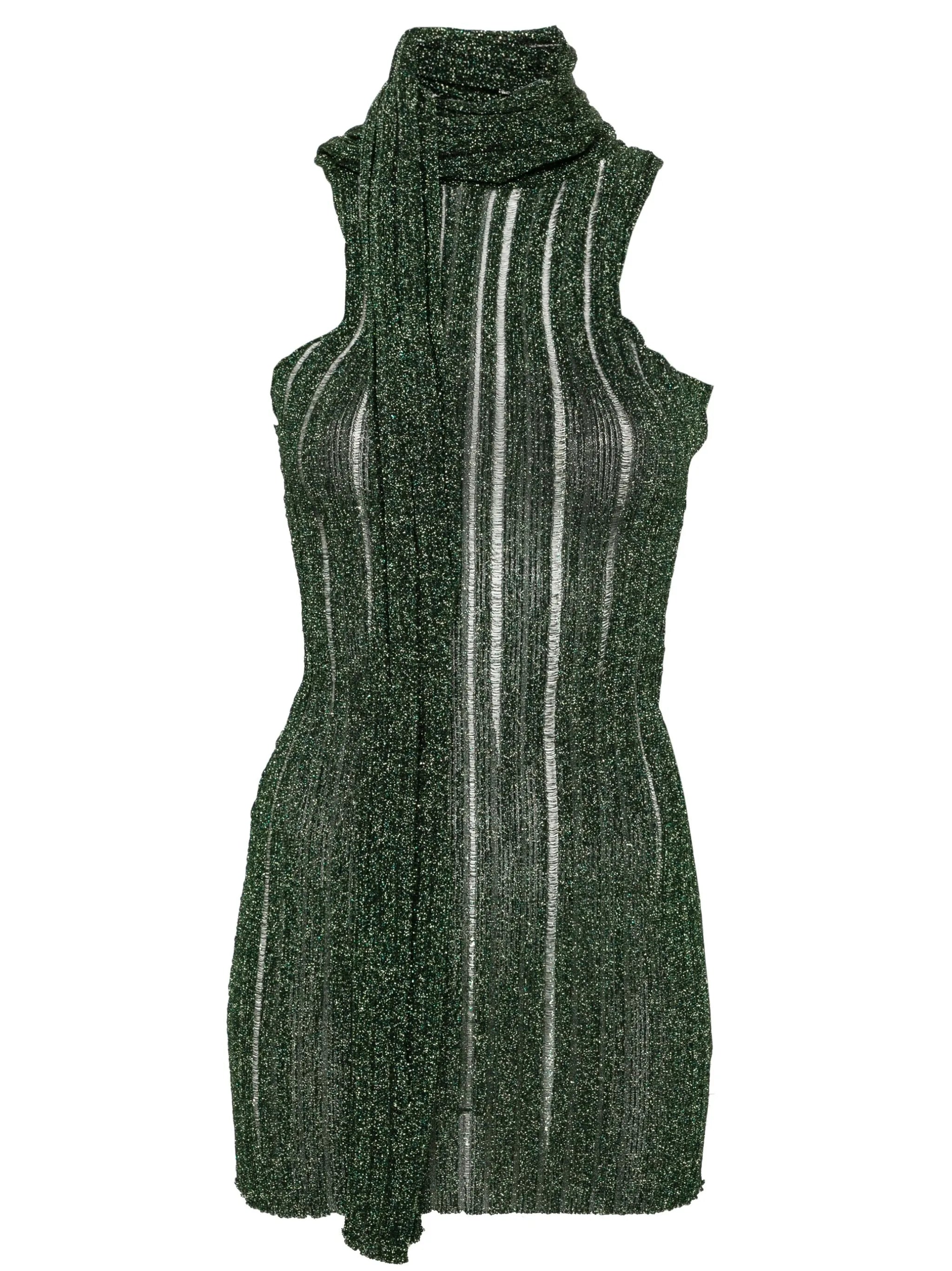 Luwu lurex minidress