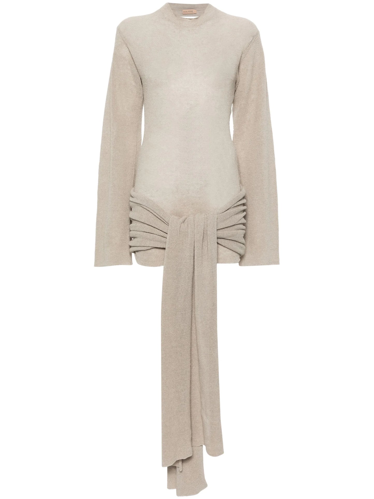 Nitoba linen-blend minidress