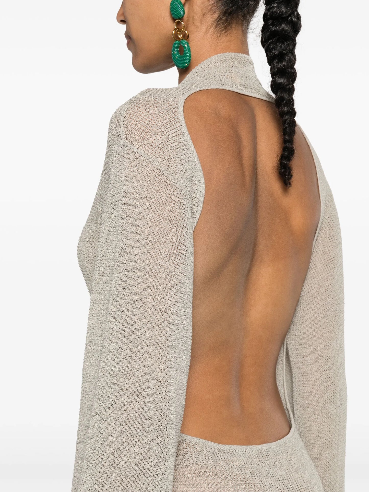 Nitoba linen-blend minidress