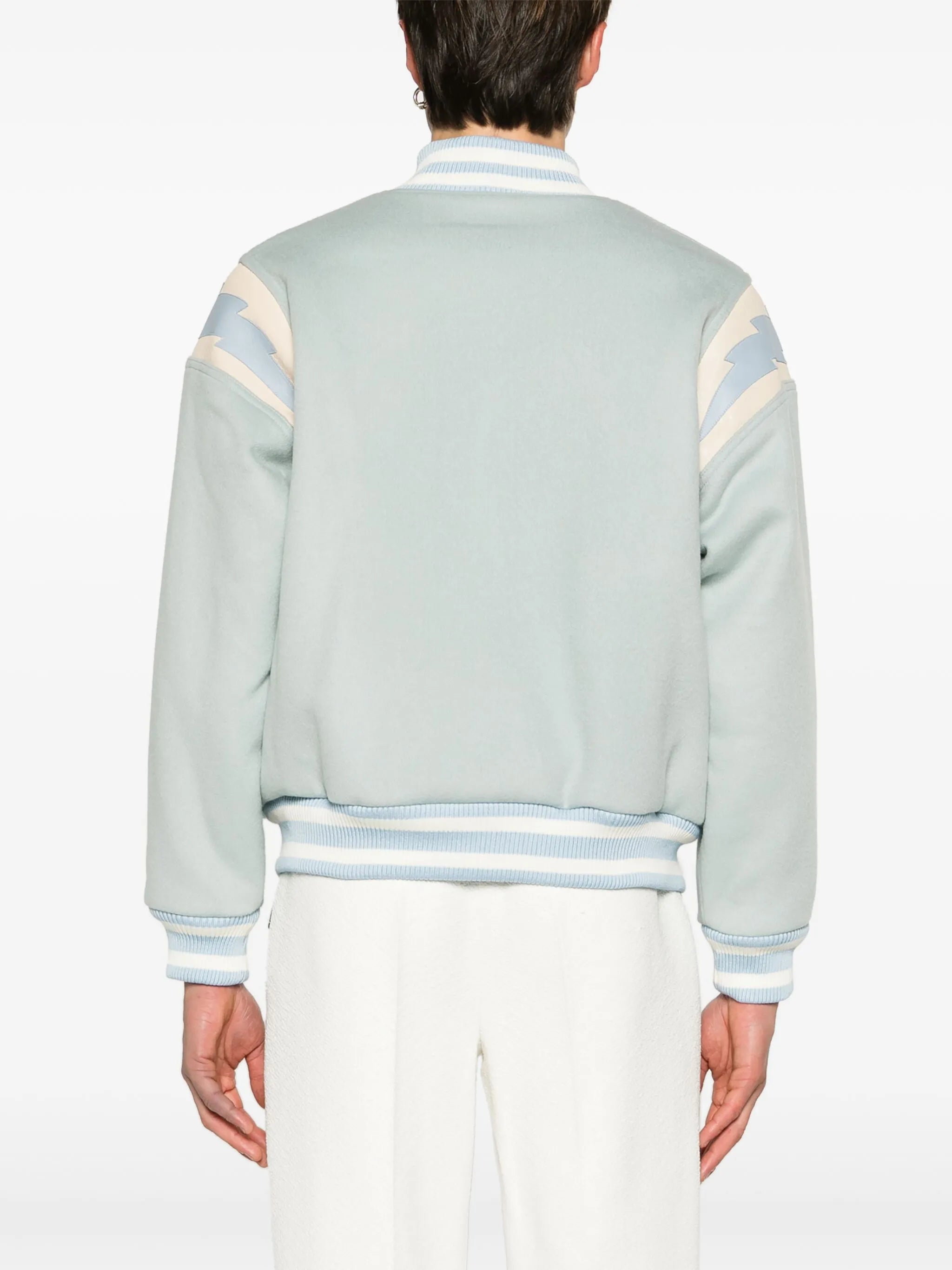Lightning wool-blend varsity jacket