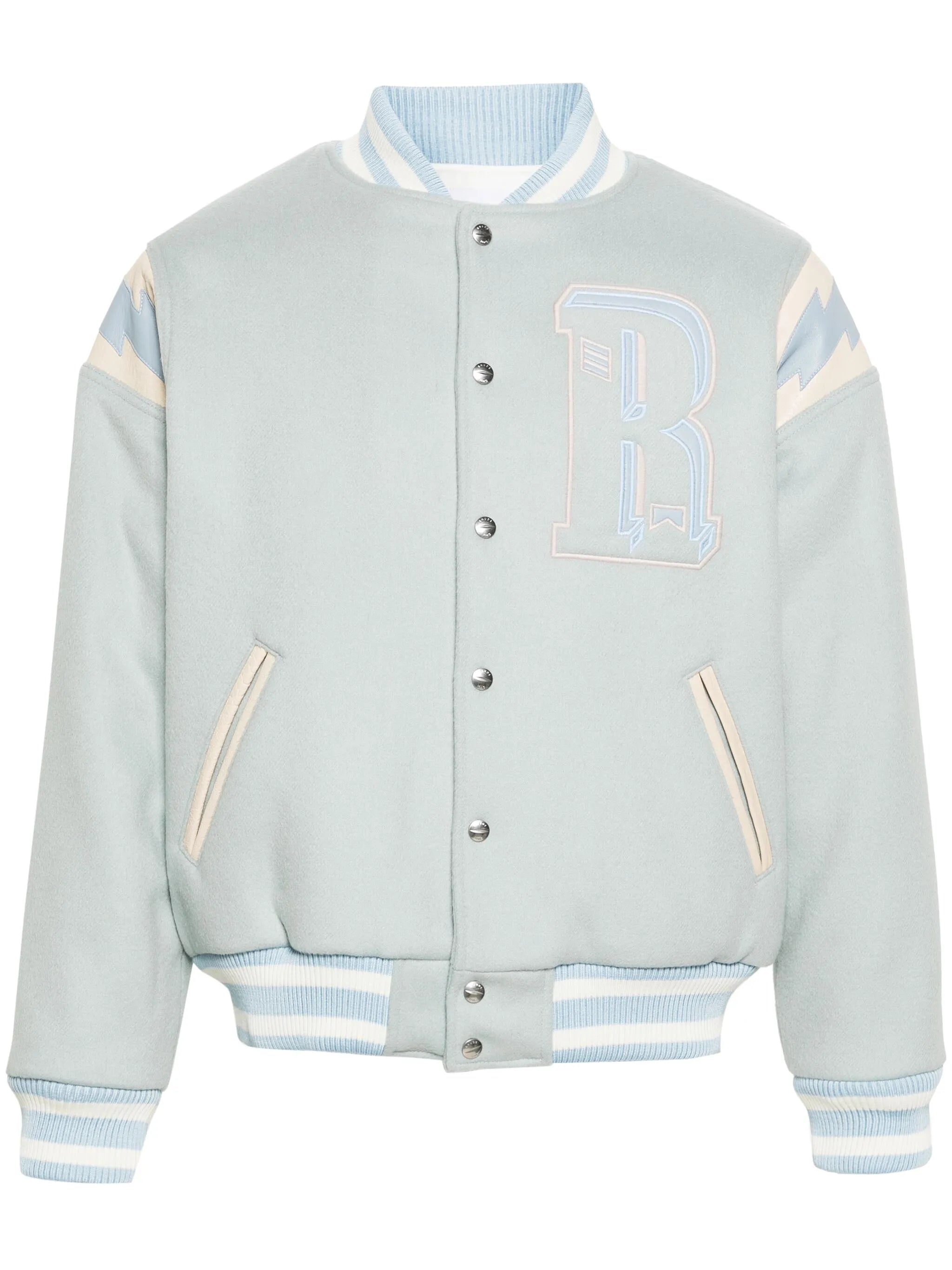 Lightning wool-blend varsity jacket