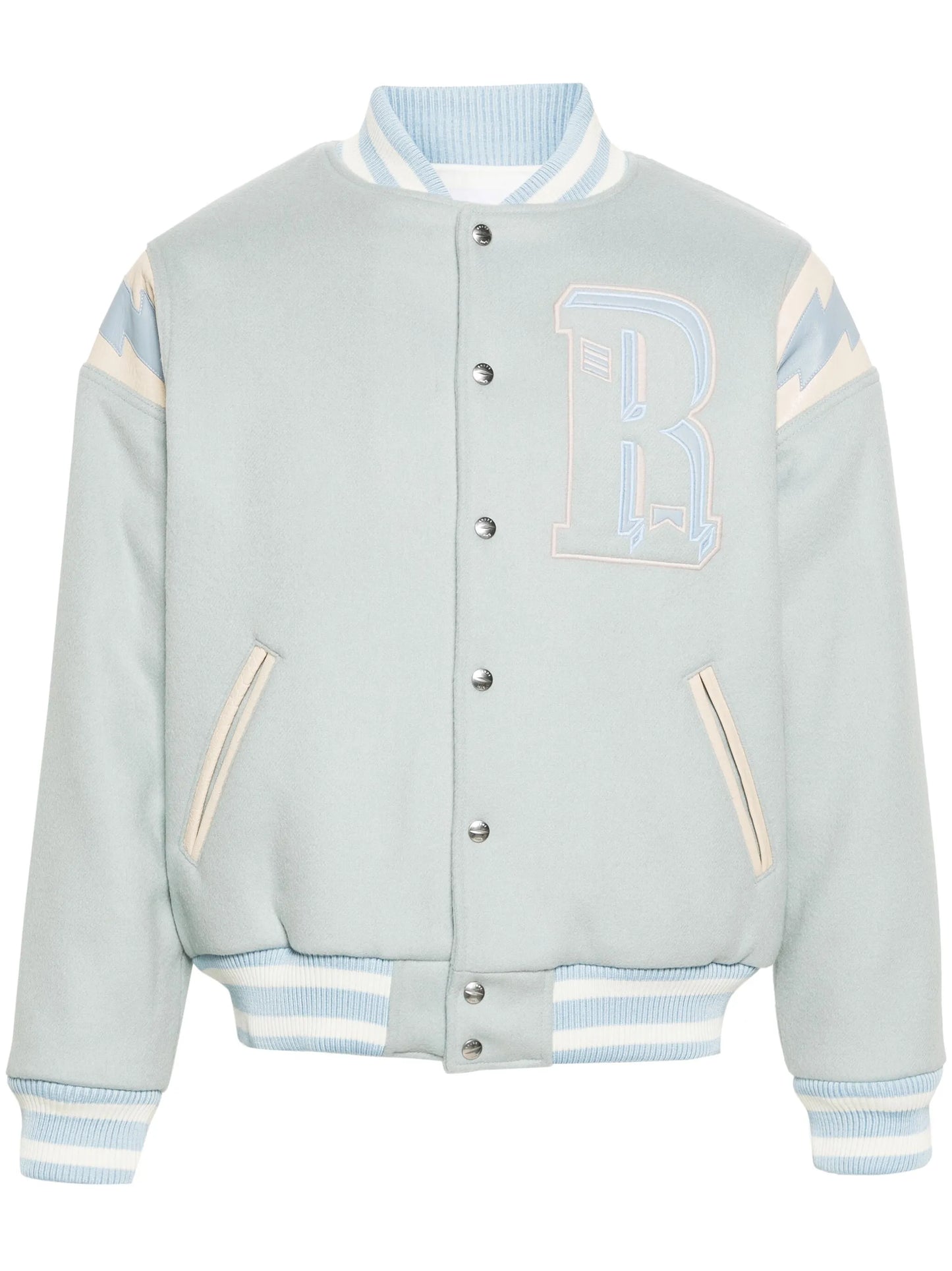 Lightning wool-blend varsity jacket