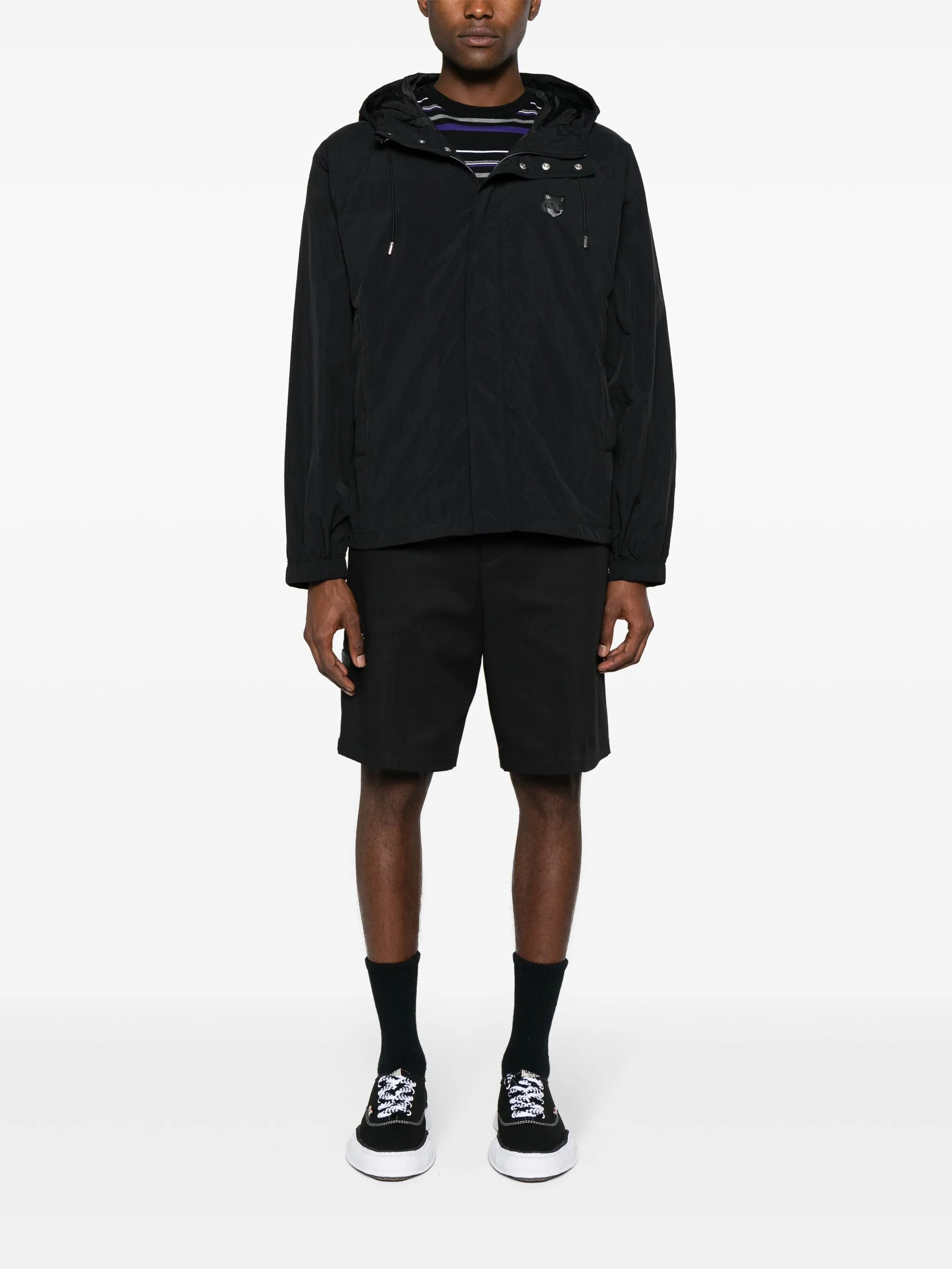 Chillax Fox hooded windbreaker