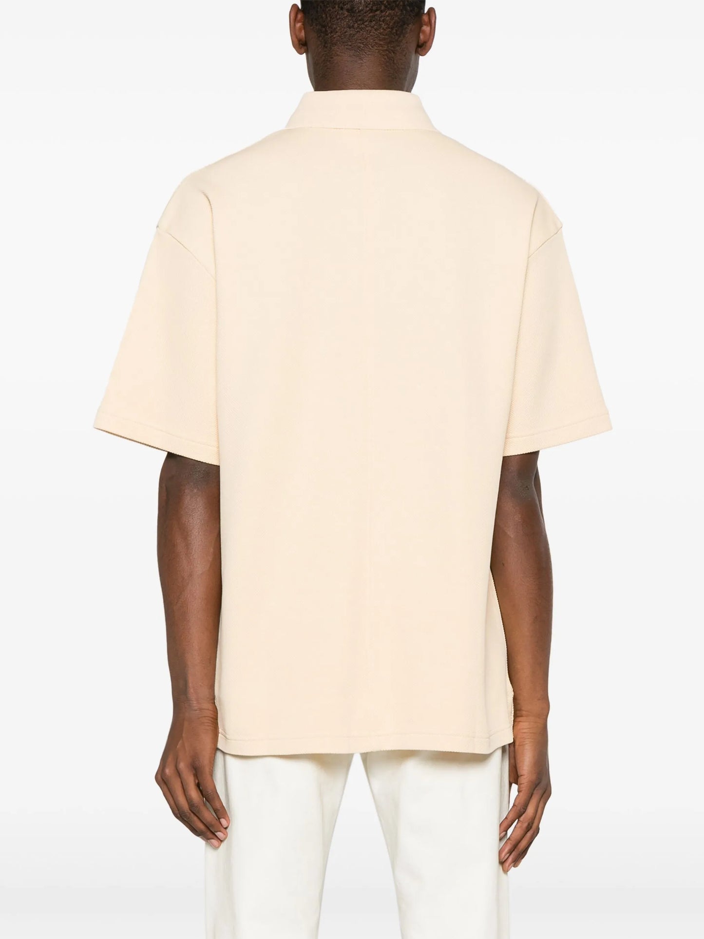logo-embroidered cotton polo shirt