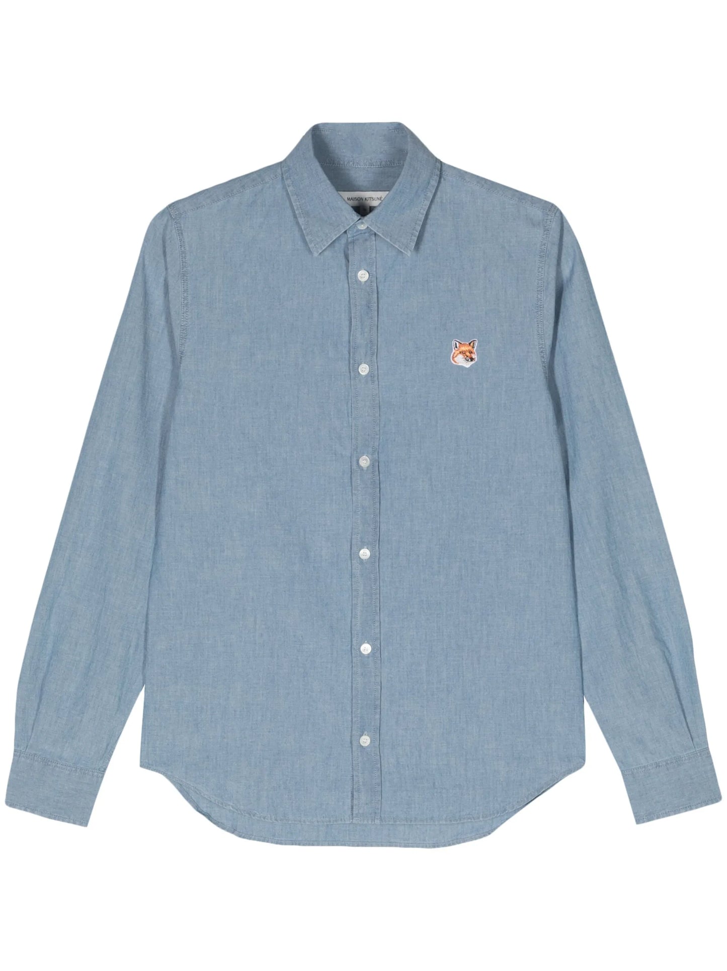 Fox Head-patch cotton shirt
