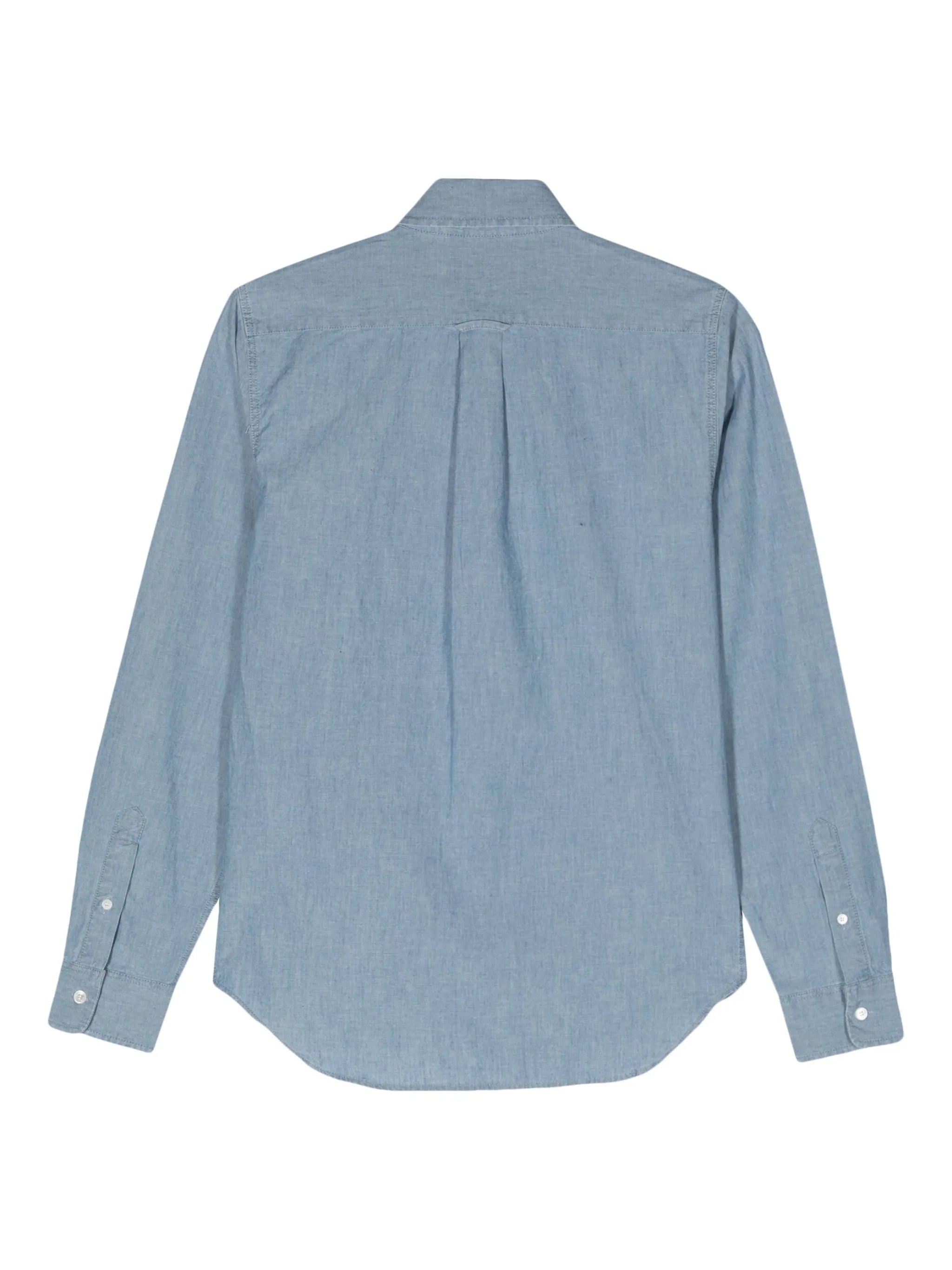Fox Head-patch cotton shirt