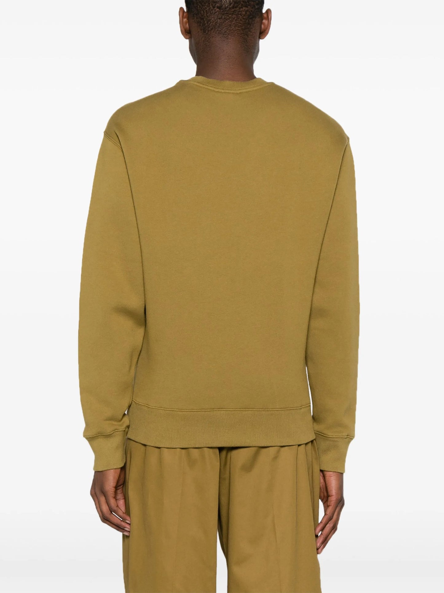 logo-patch cotton sweatshirt