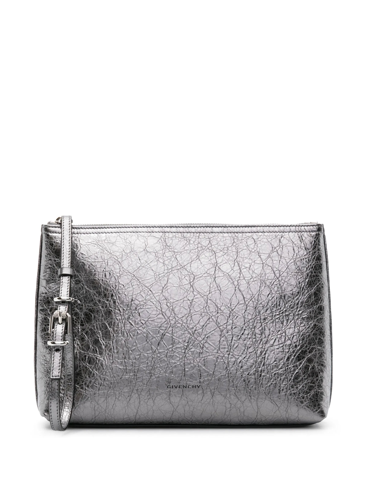 Voyou pouch in laminated leather