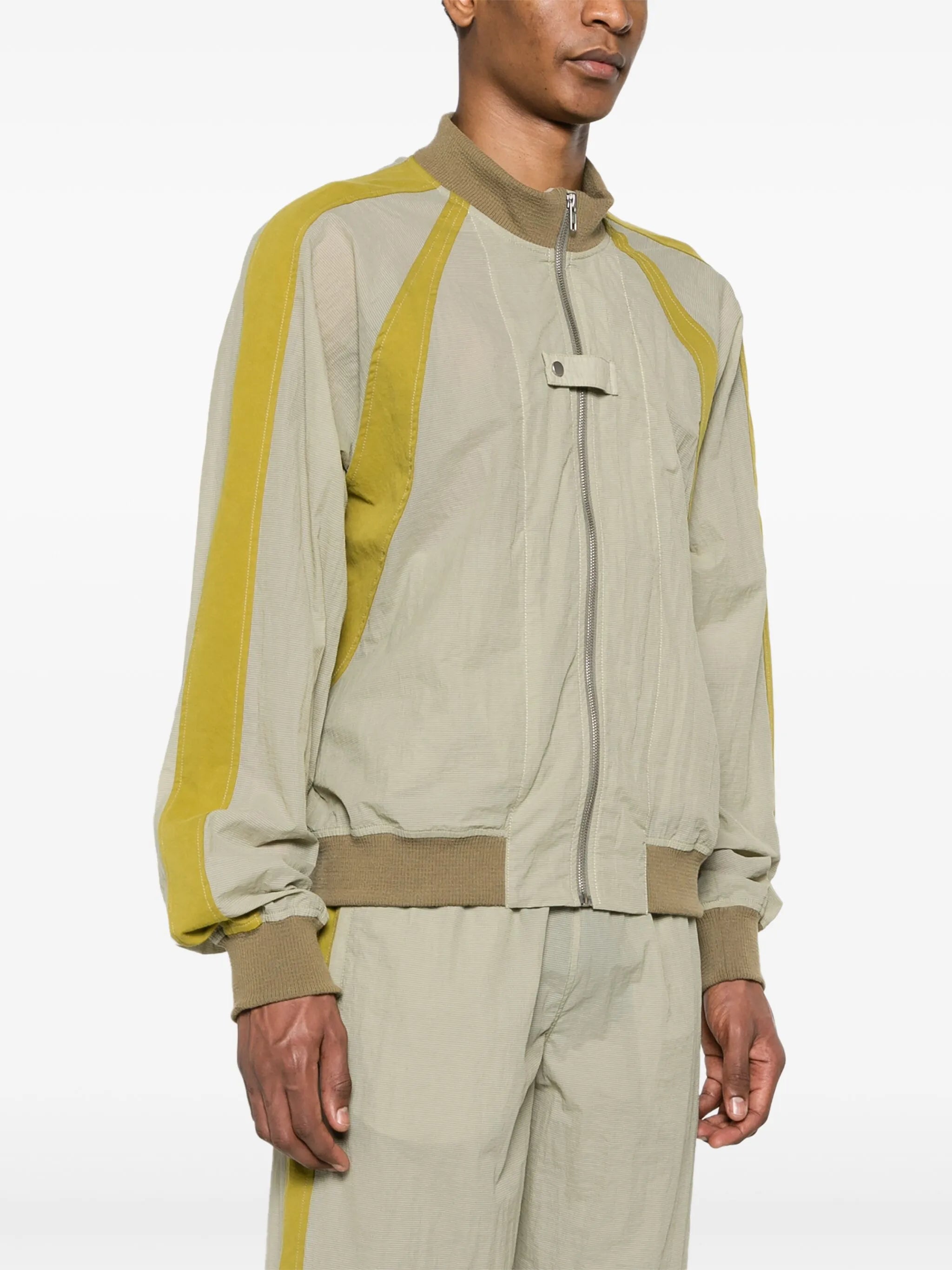 Thussar panelled ripstop jacket