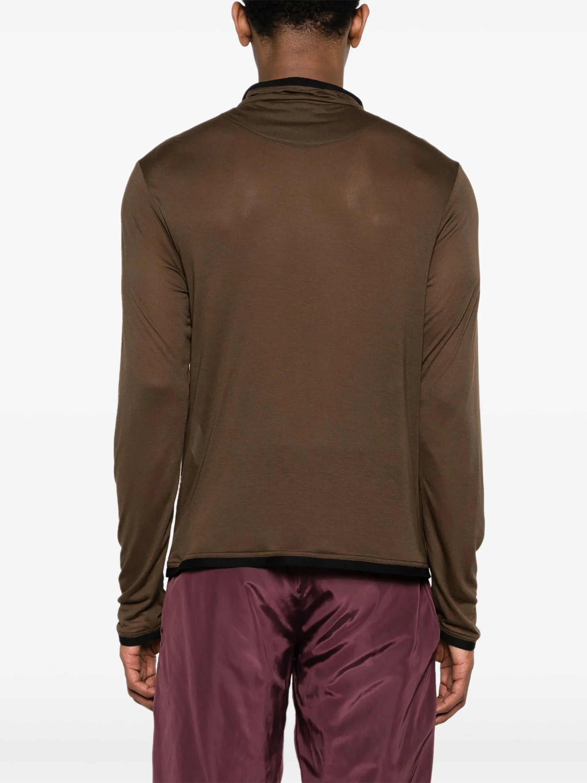 Sidur half-zip modal sweatshirt