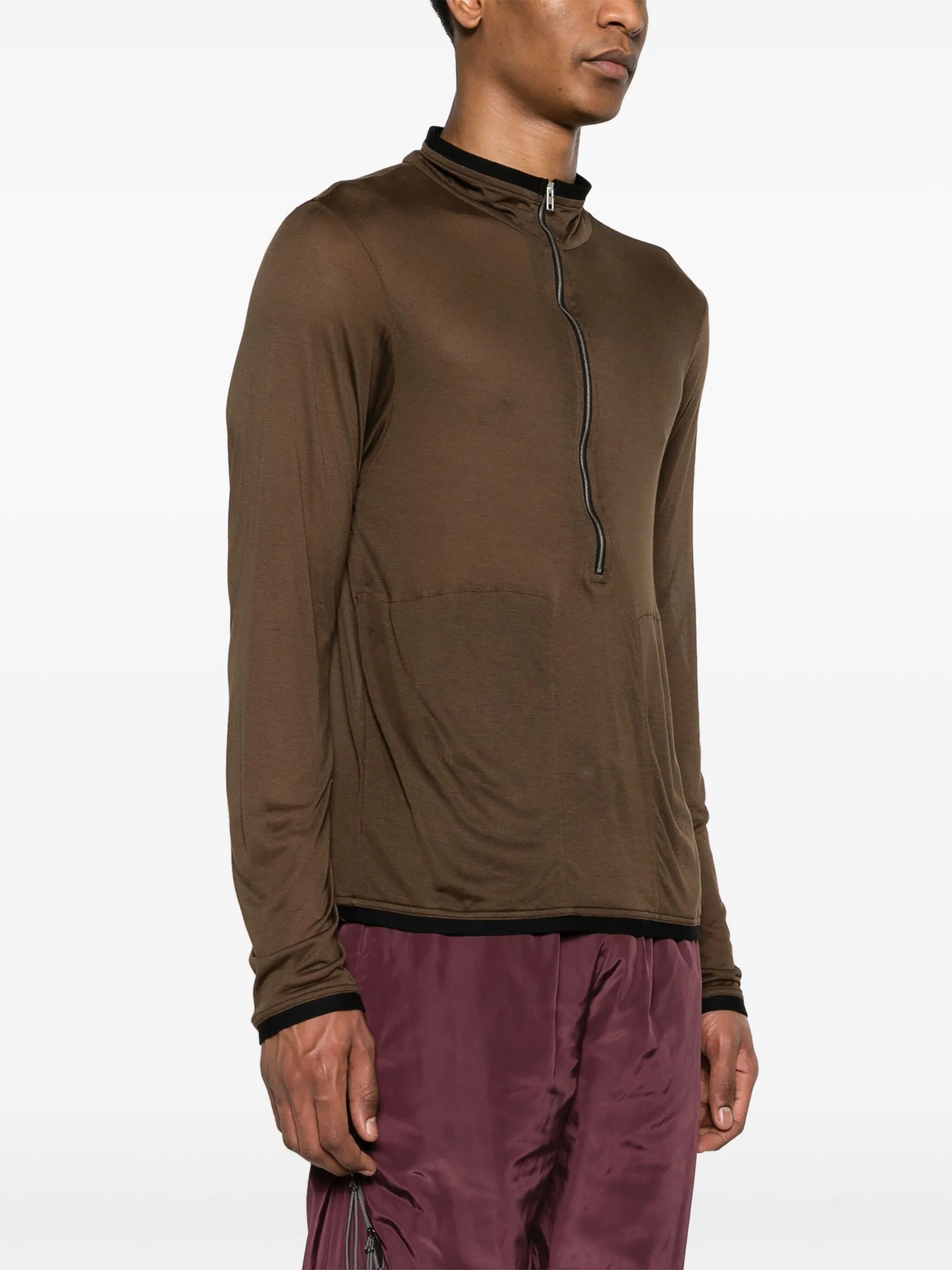 Sidur half-zip modal sweatshirt