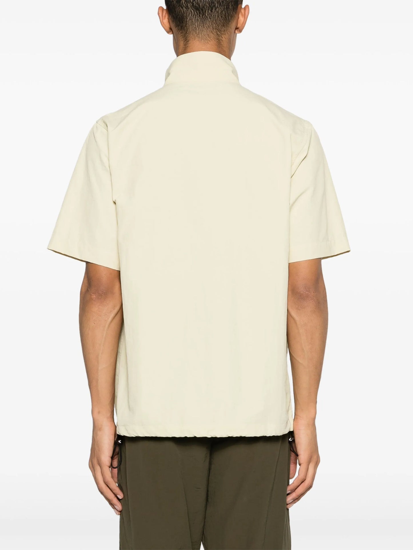 Glamur spread-collar shirt
