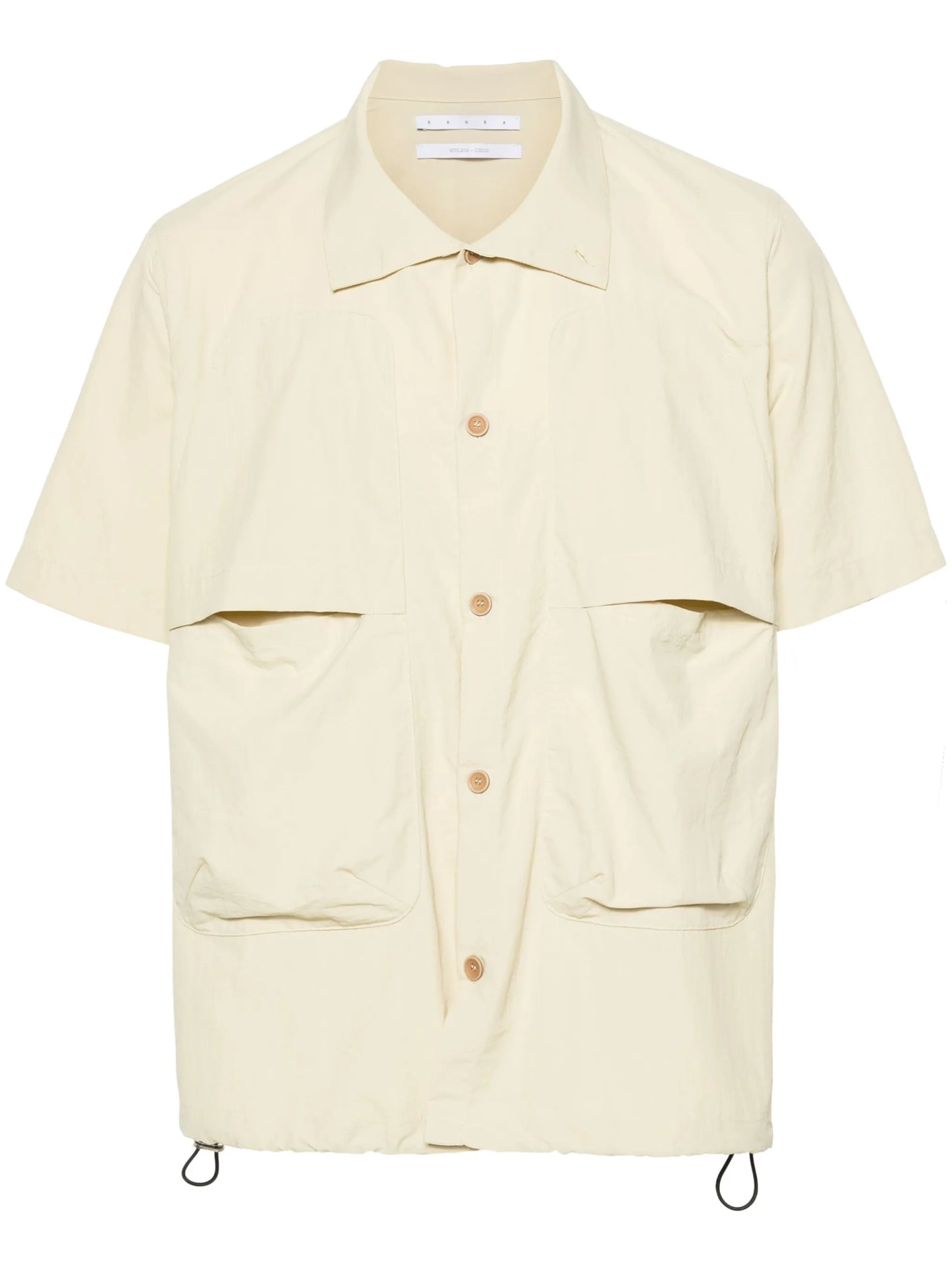 Glamur spread-collar shirt