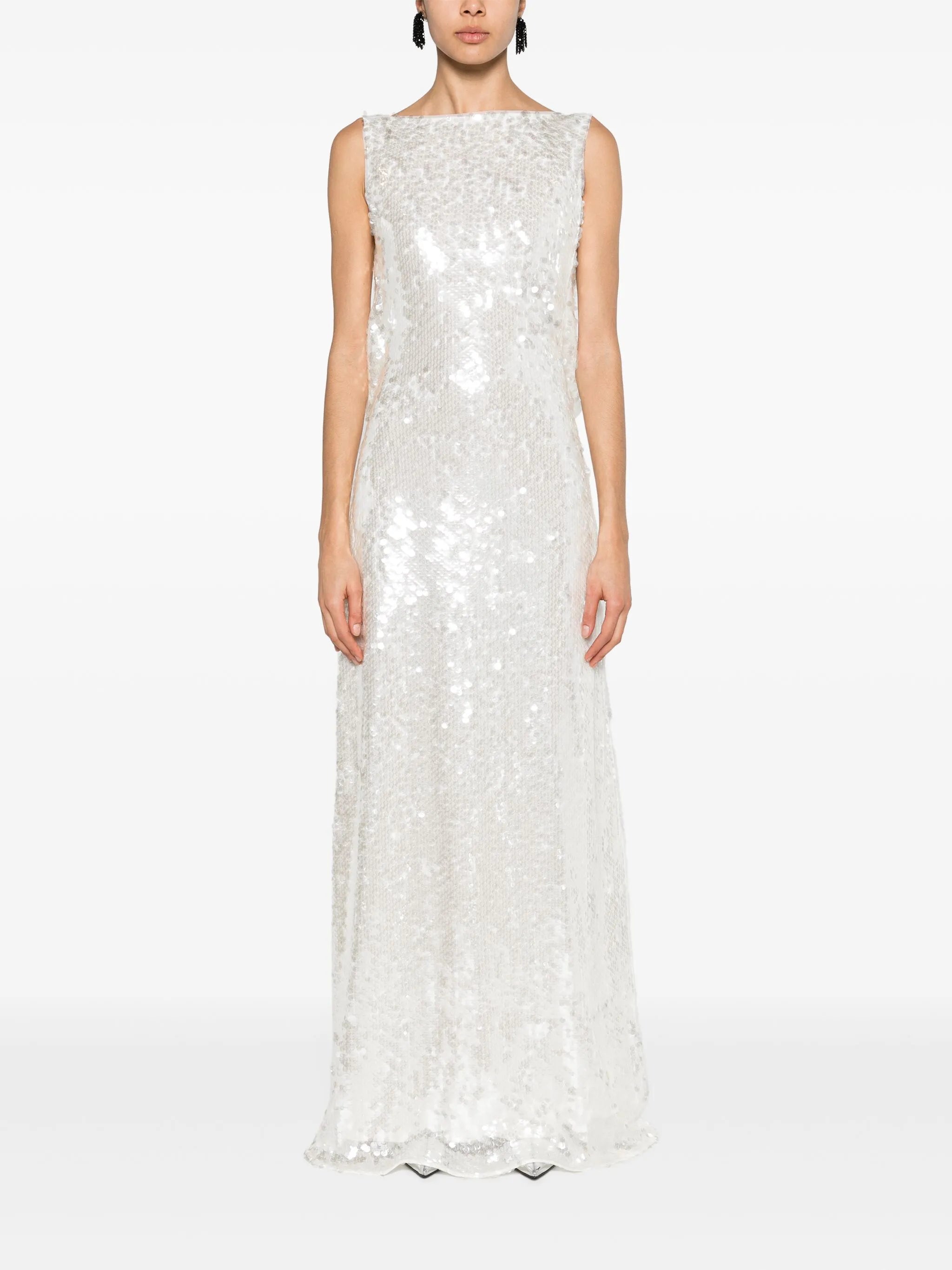 Leoni sequinned gown