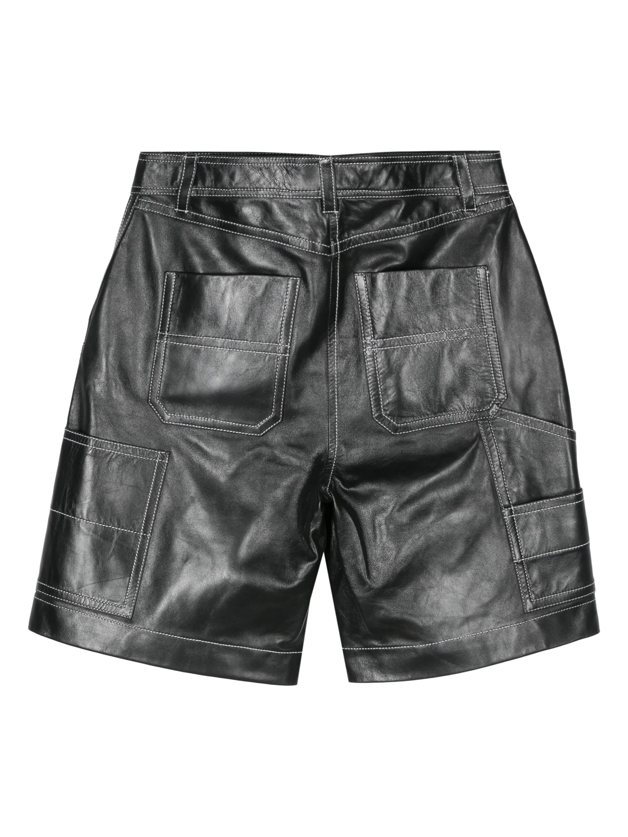 Rue leather shorts