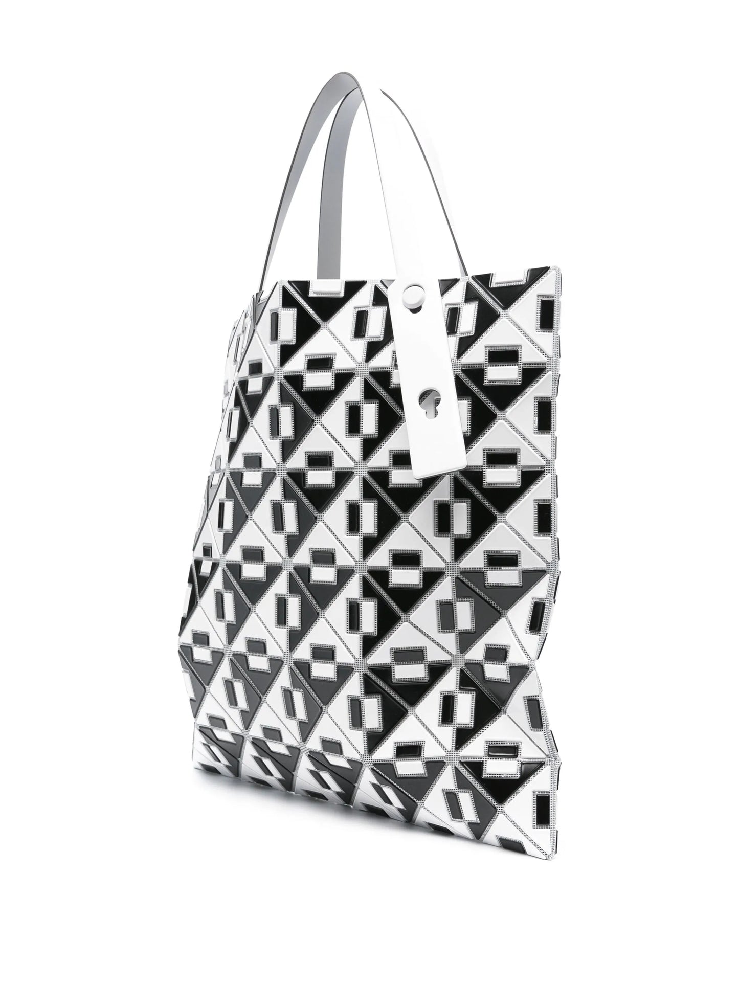 Connect geometric tote bag