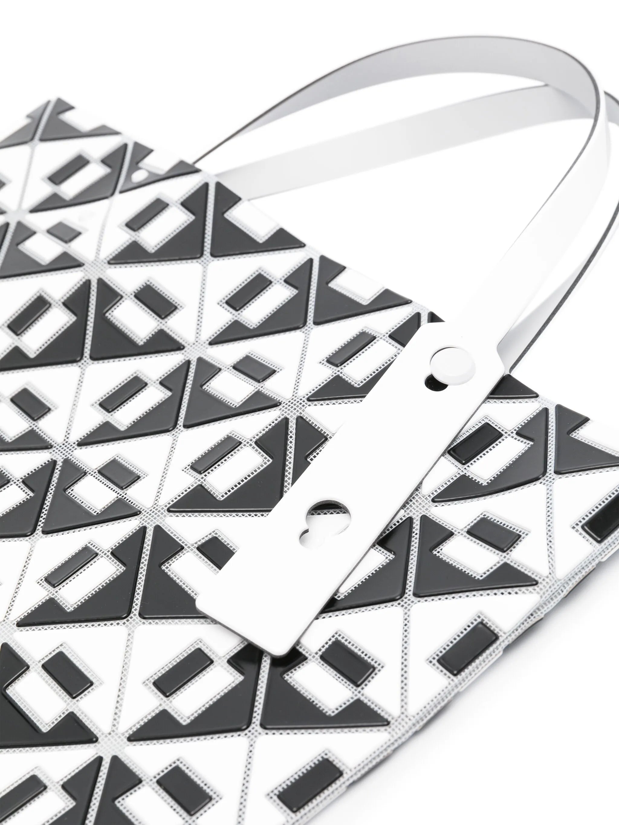 Connect geometric tote bag