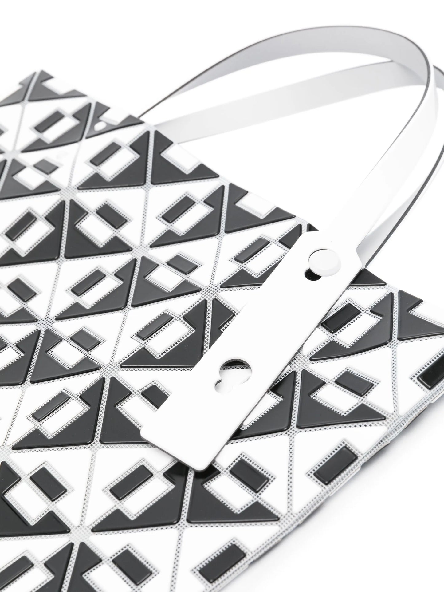 Connect geometric tote bag