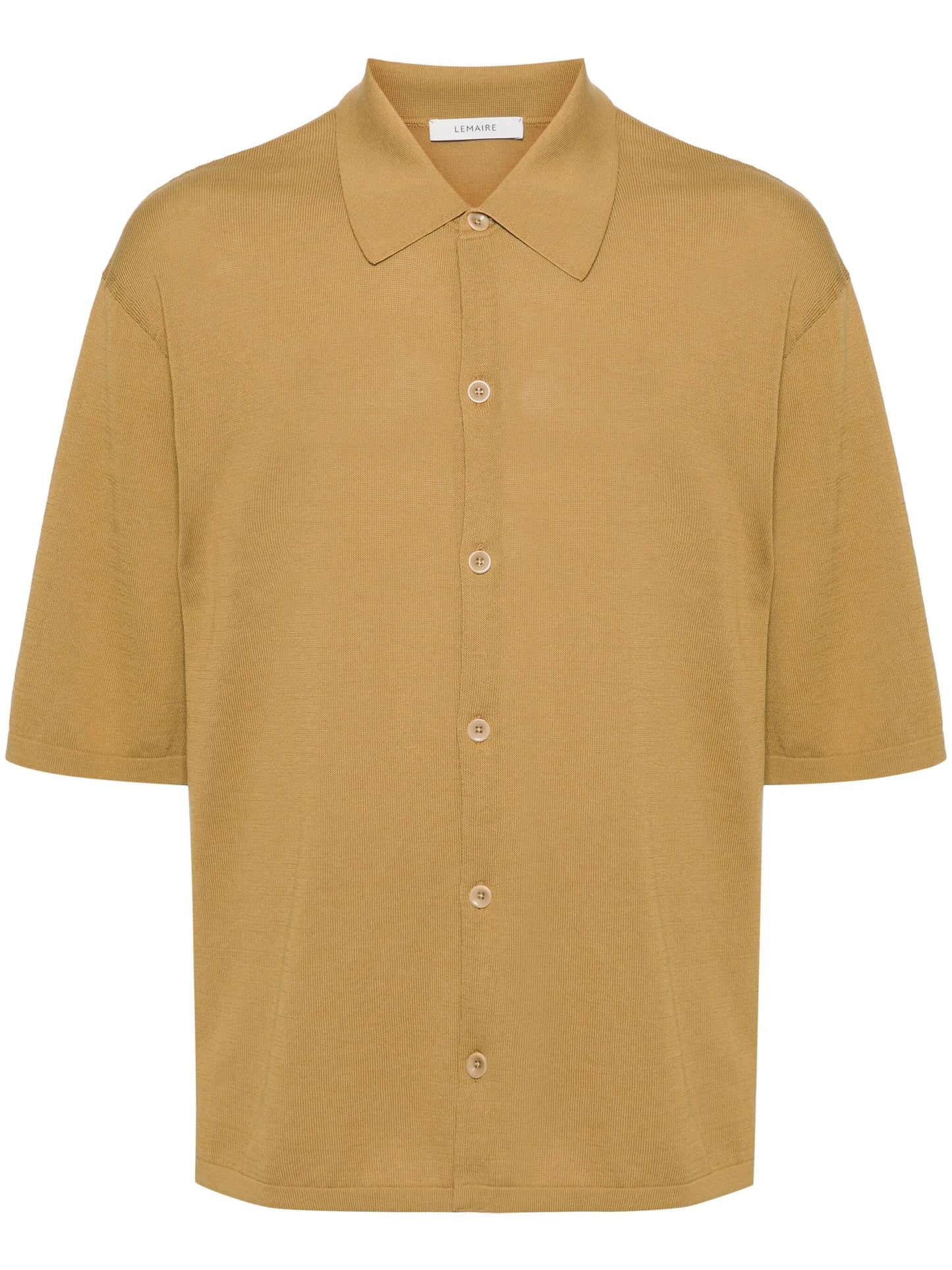 fine-knit cotton shirt