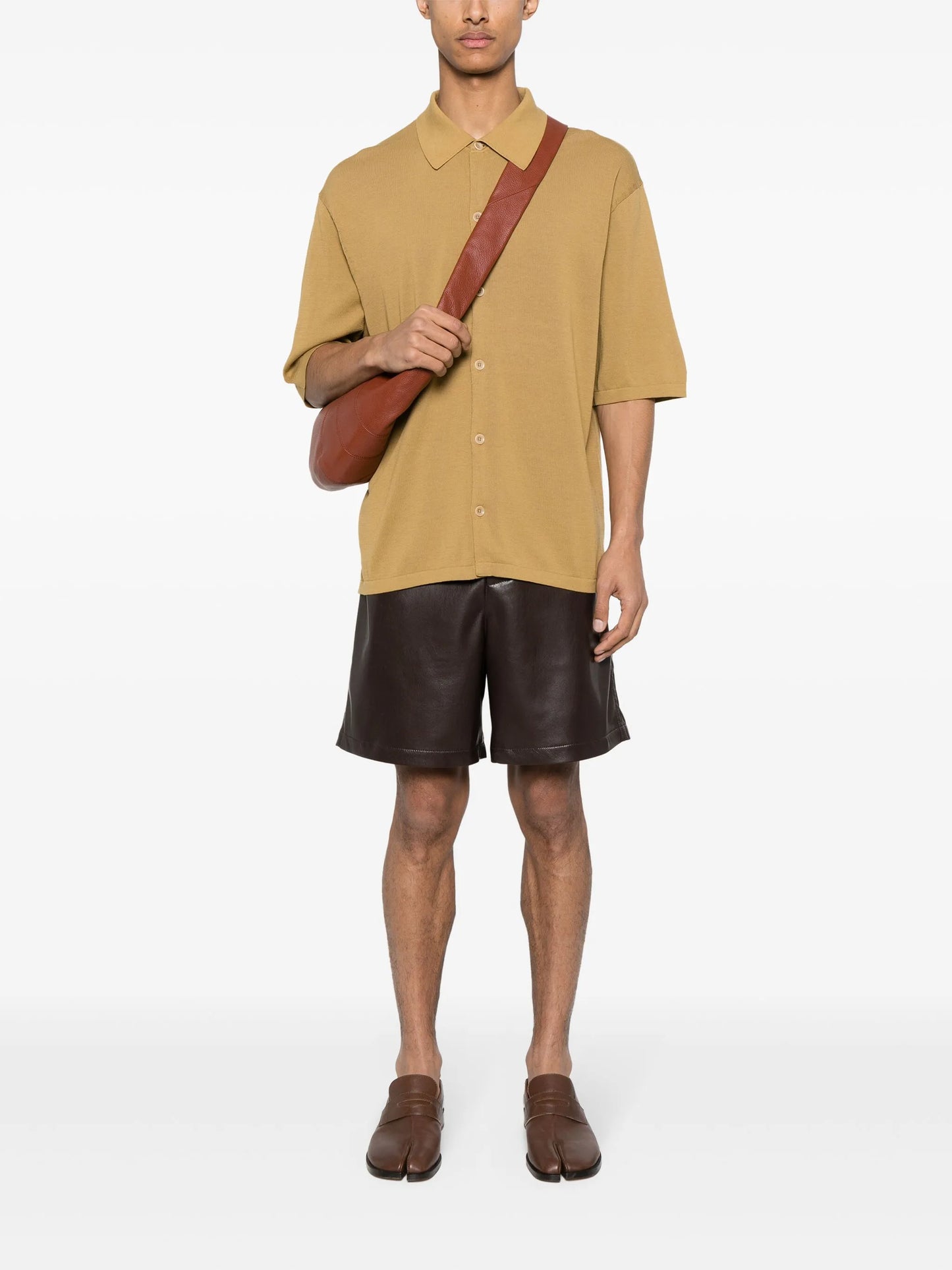 fine-knit cotton shirt