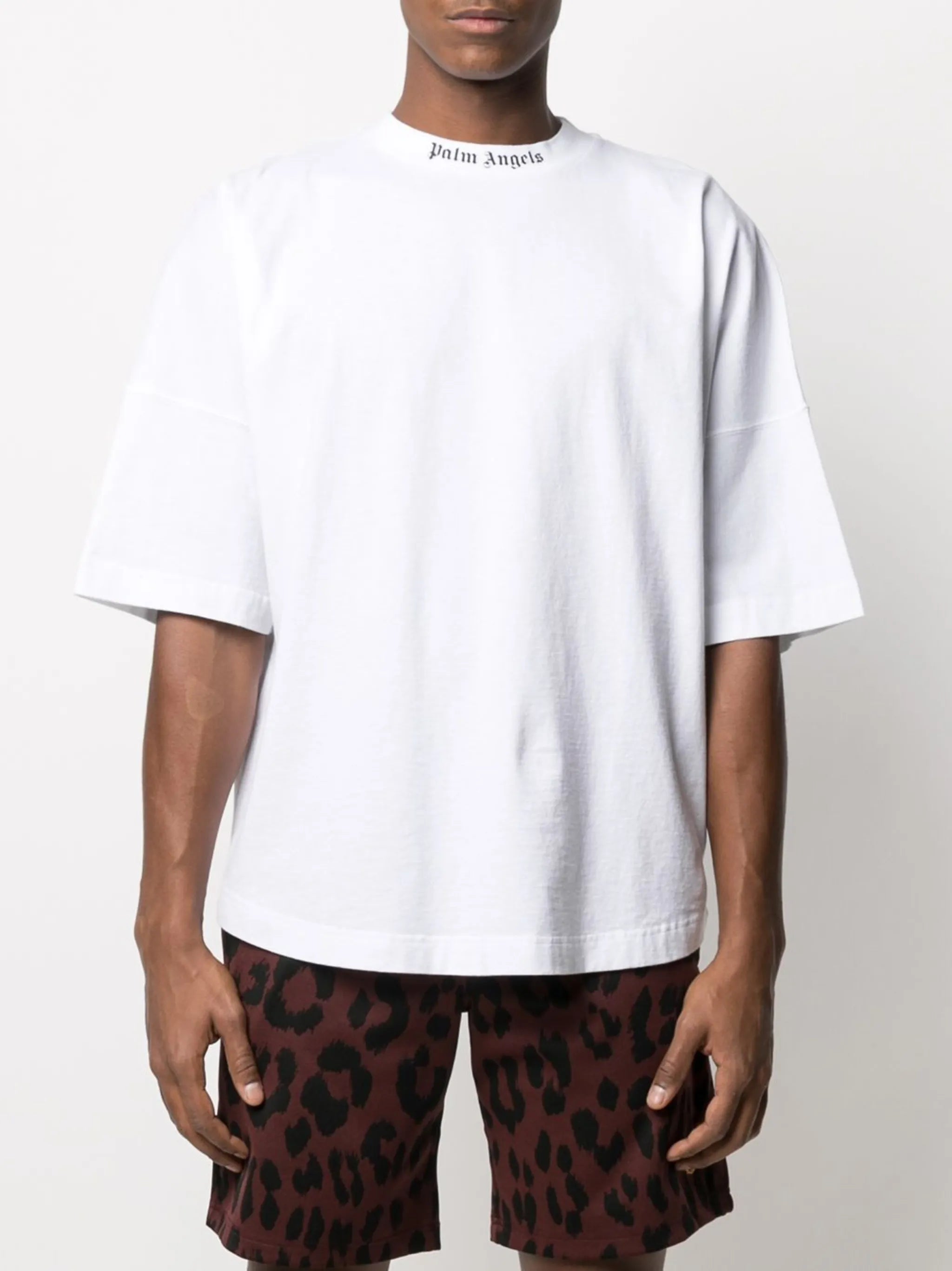 logo-print cotton T-shirt