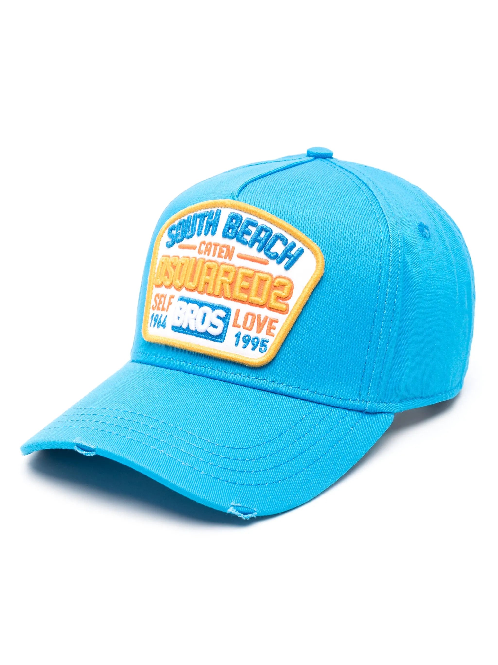 logo-patch cotton baseball cap