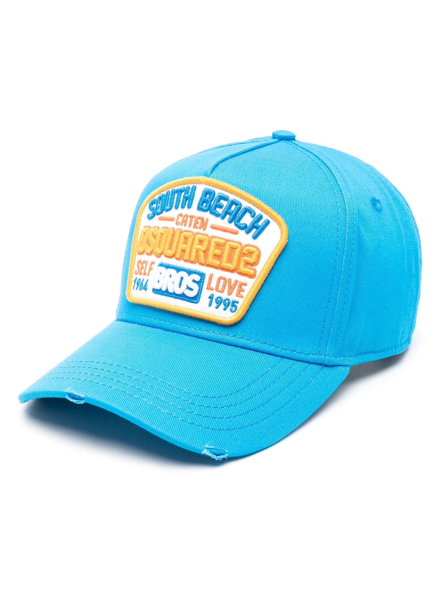 logo-patch cotton baseball cap