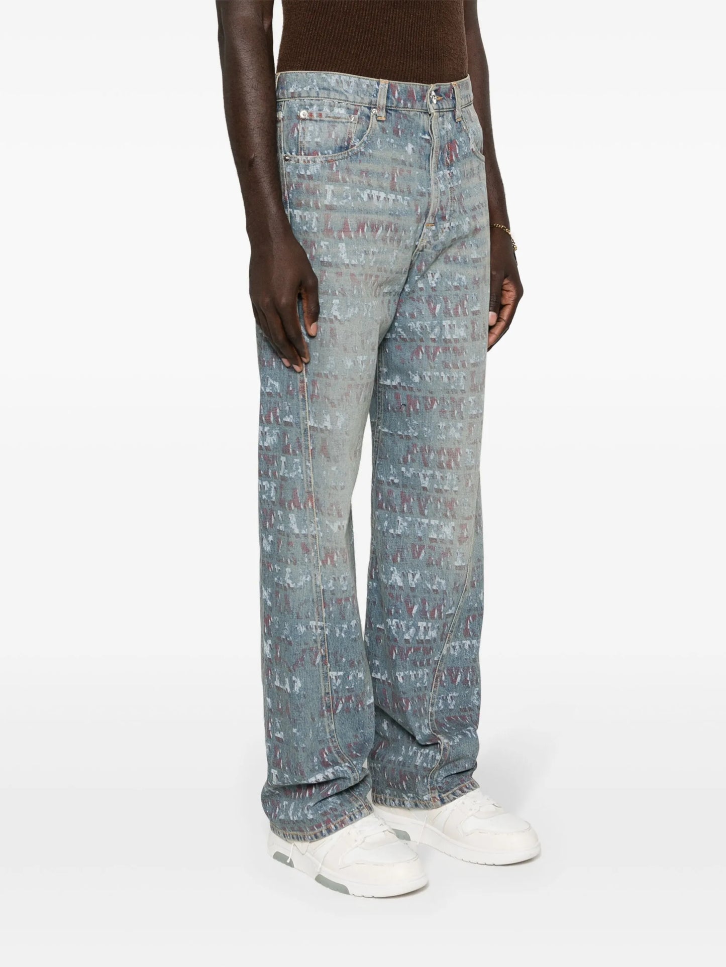 x Future logo-print jeans