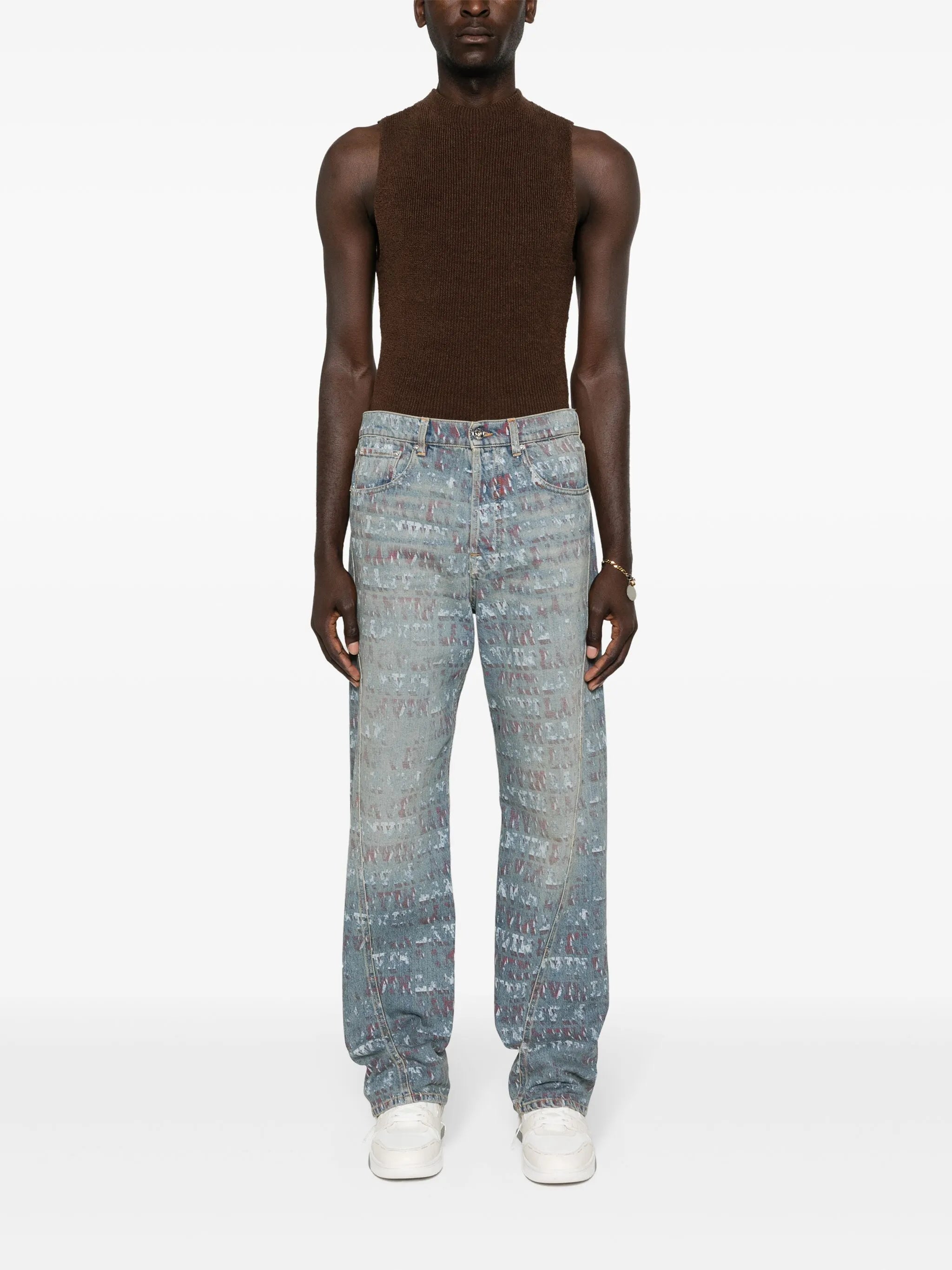 x Future logo-print jeans