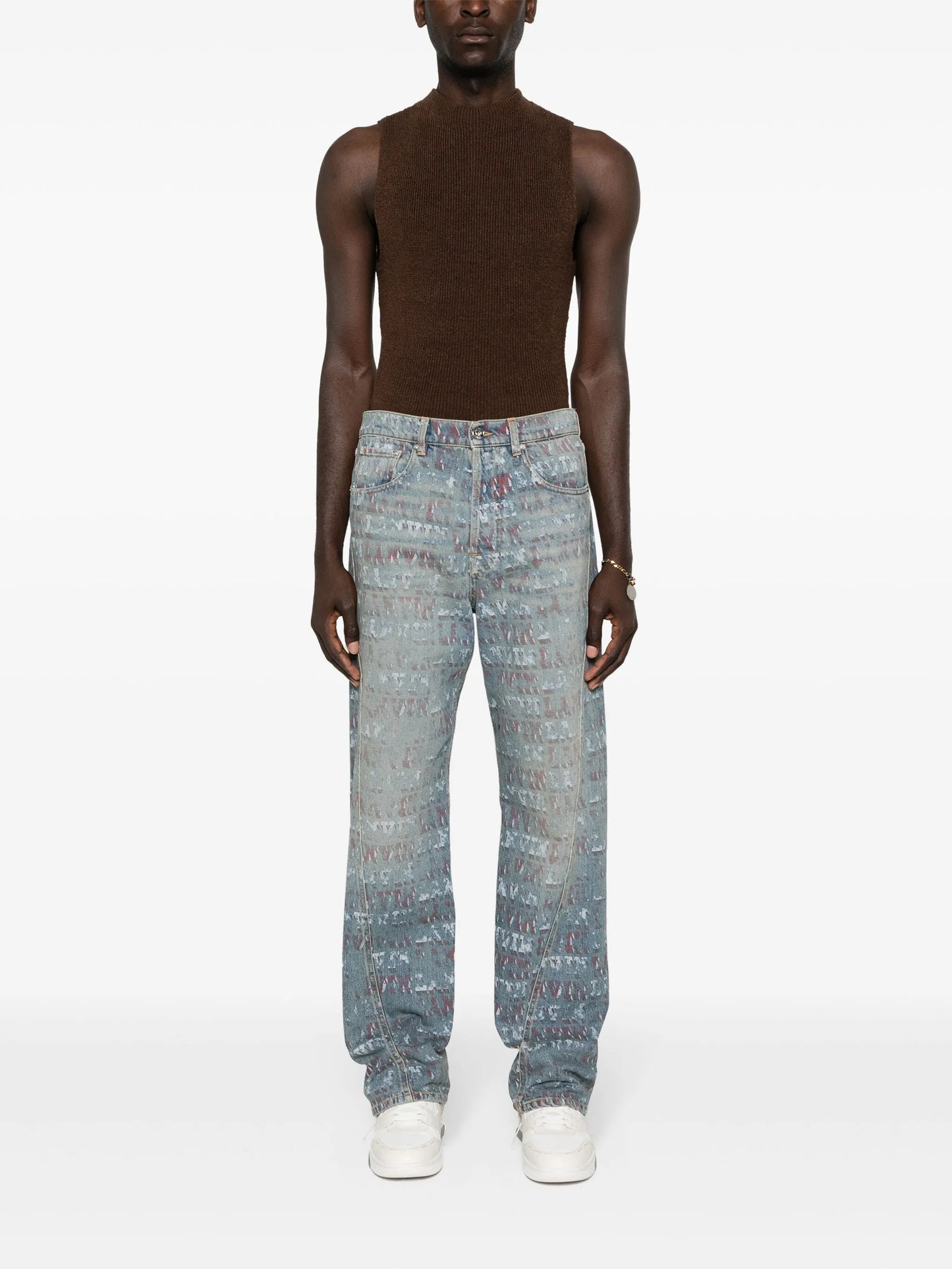 x Future logo-print jeans