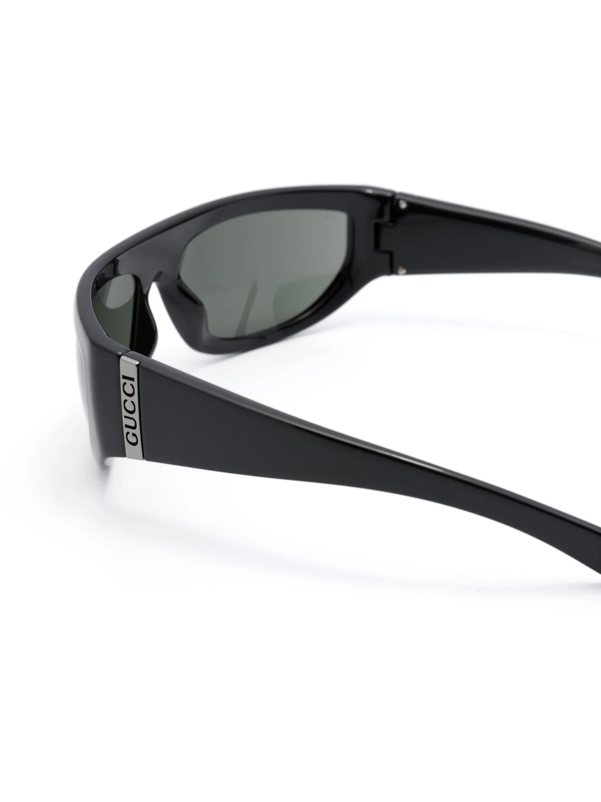 biker-frame tinted sunglasses