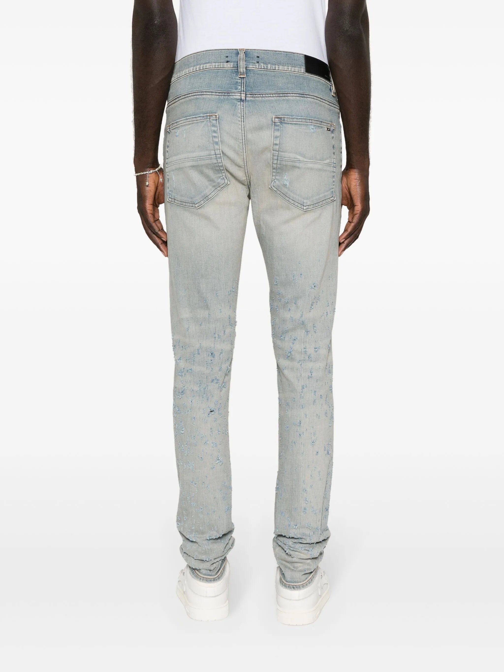 Shotgun mid-rise skinny jeans