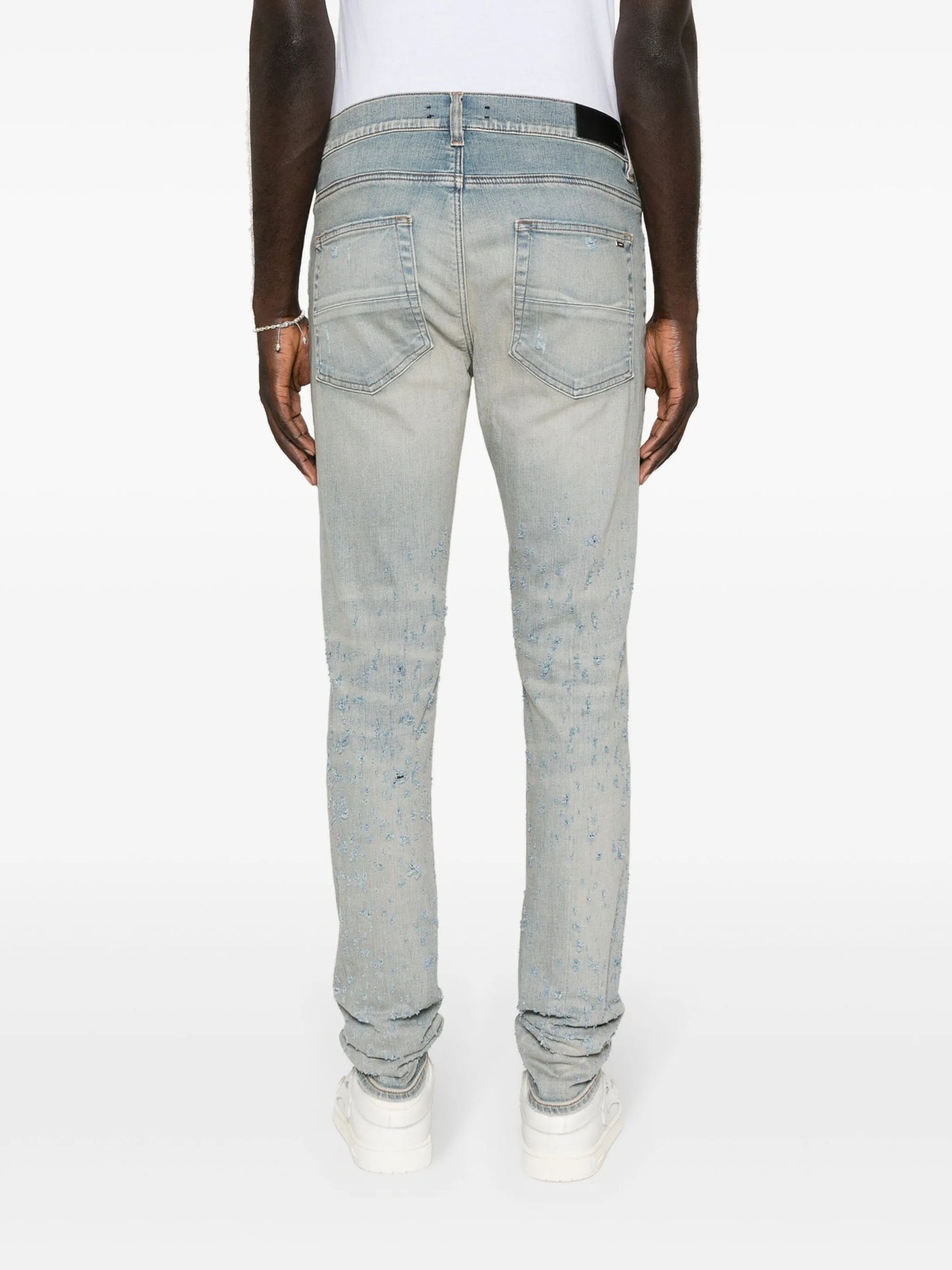 Shotgun mid-rise skinny jeans