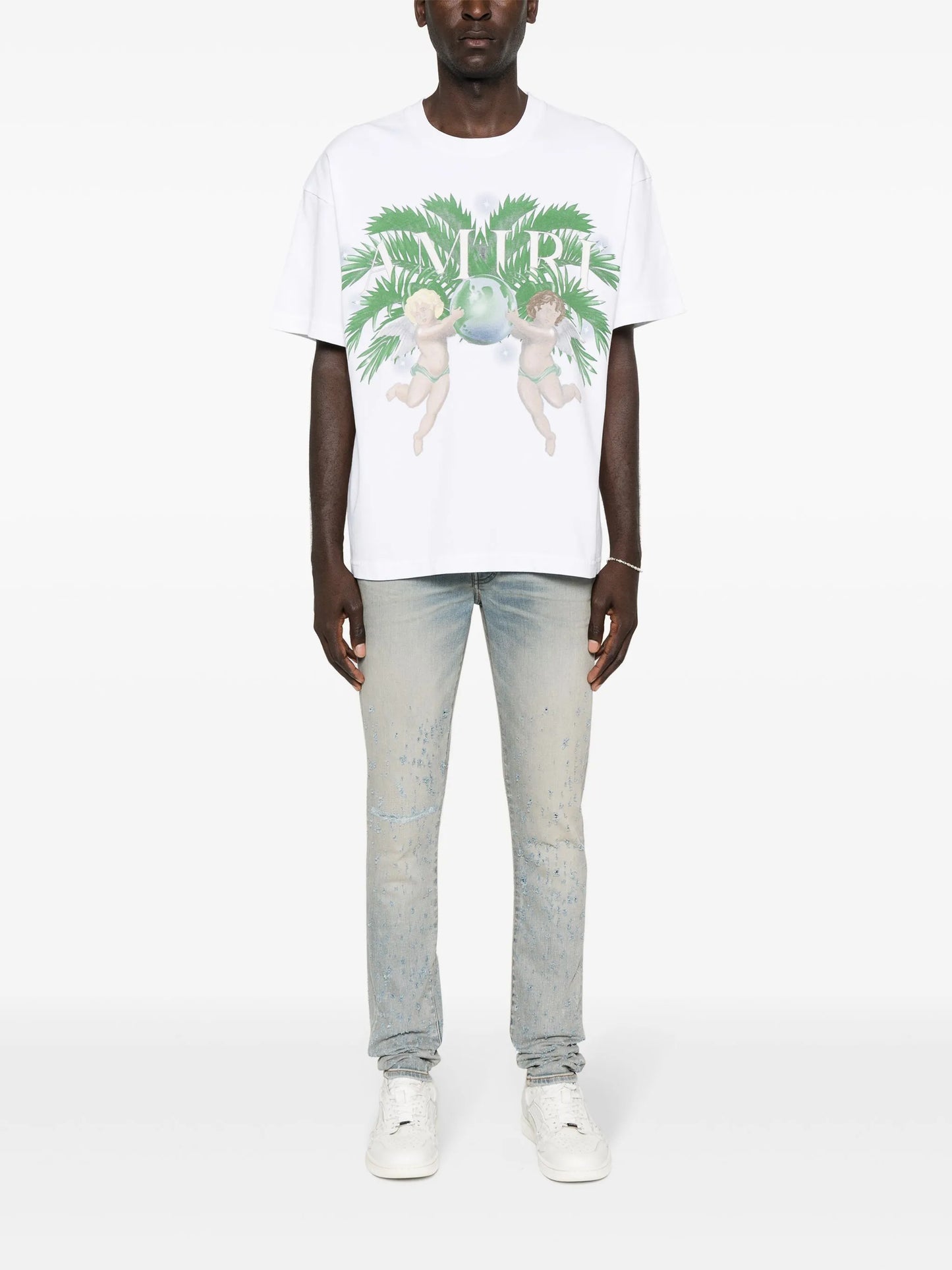 Shotgun mid-rise skinny jeans
